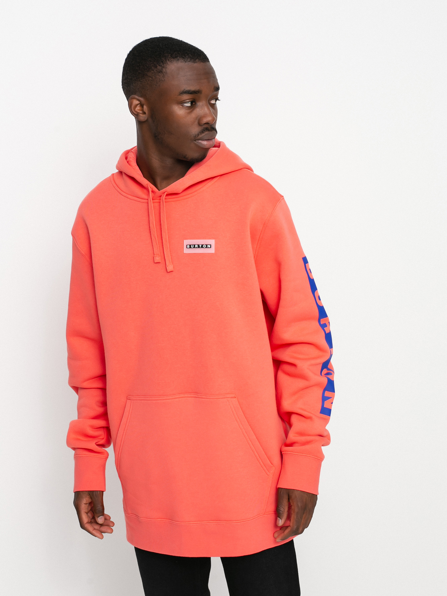 Bluza z kapturem Burton Vault Pullover HD (electric coral)