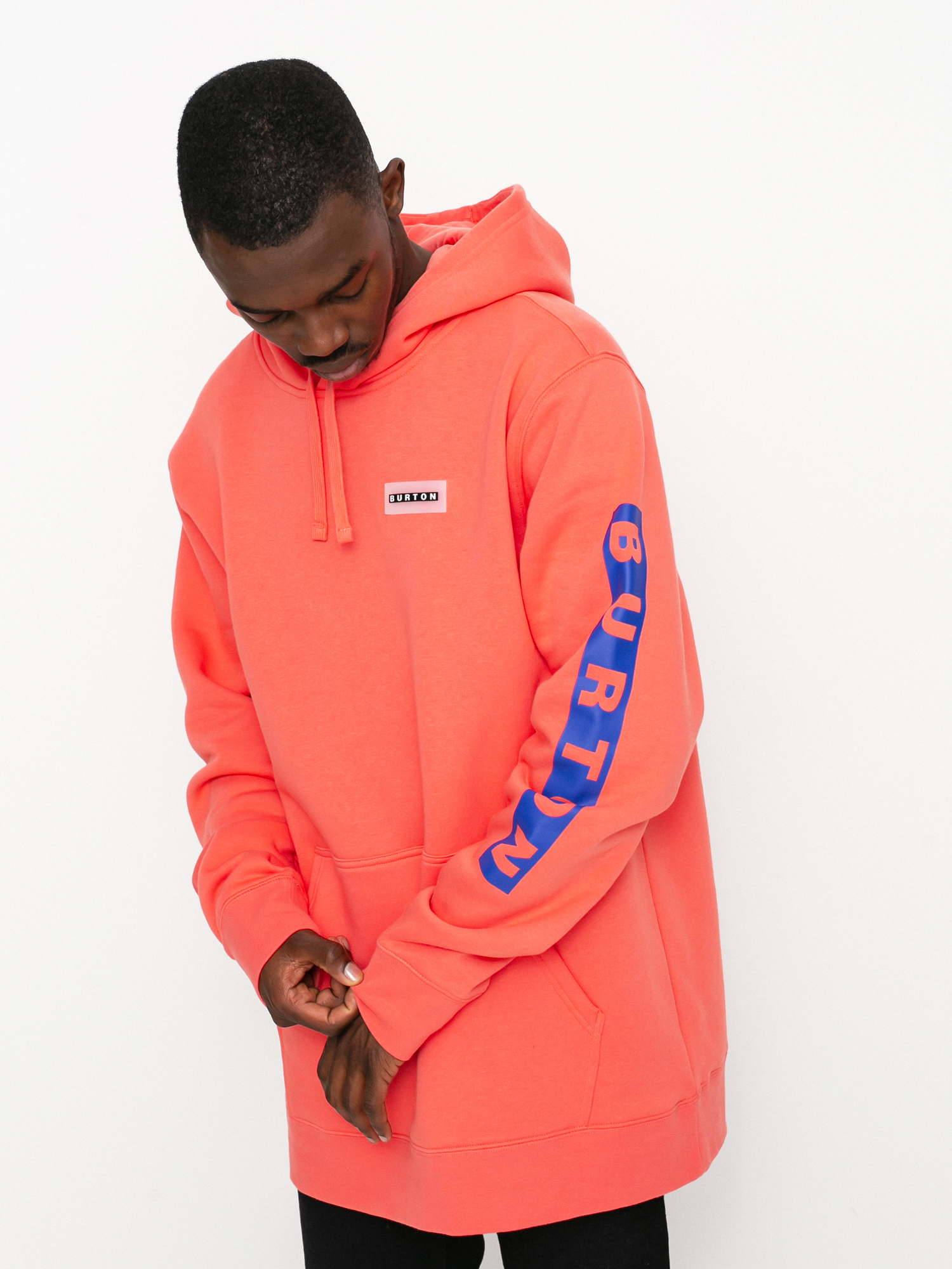 Bluza z kapturem Burton Vault Pullover HD (electric coral)