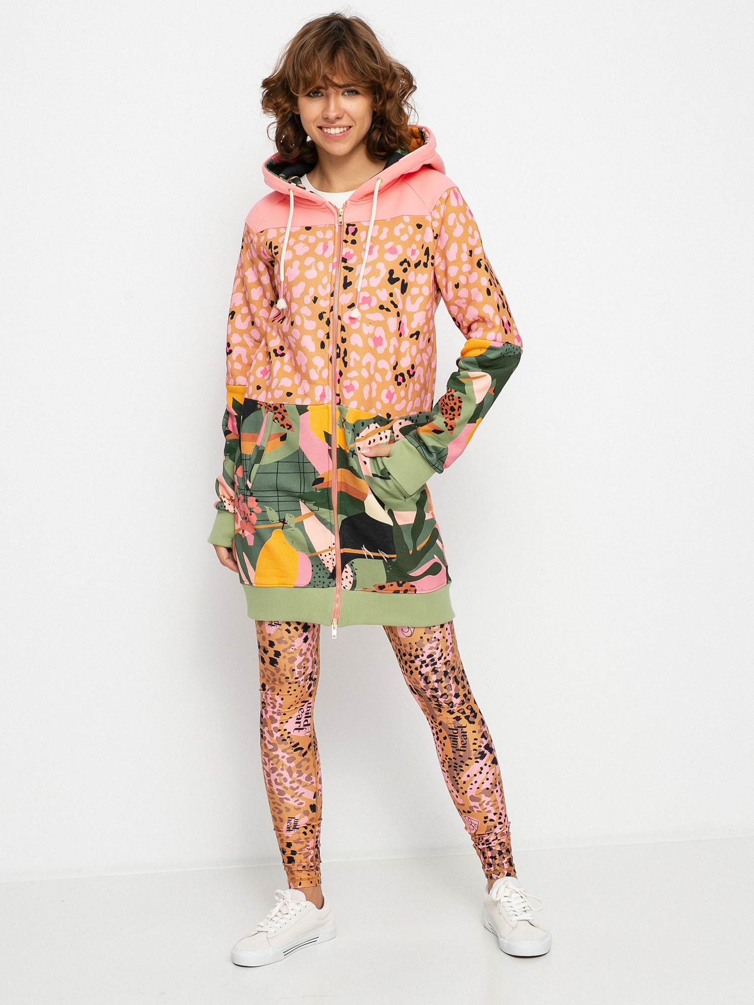 Bluza z kapturem Femi Stories Longa ZHD Wmn (tcn)