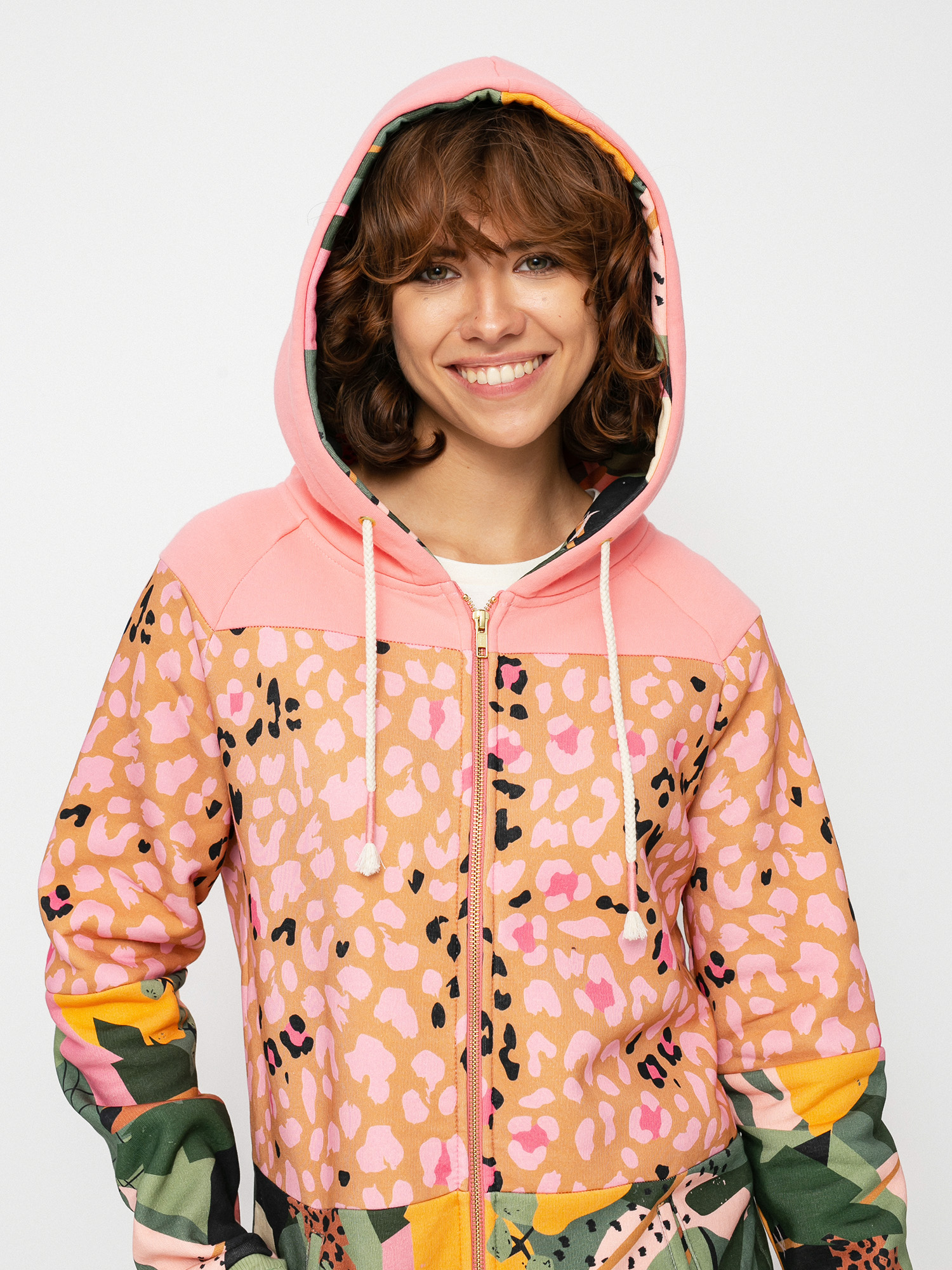 Bluza z kapturem Femi Stories Longa ZHD Wmn (tcn)