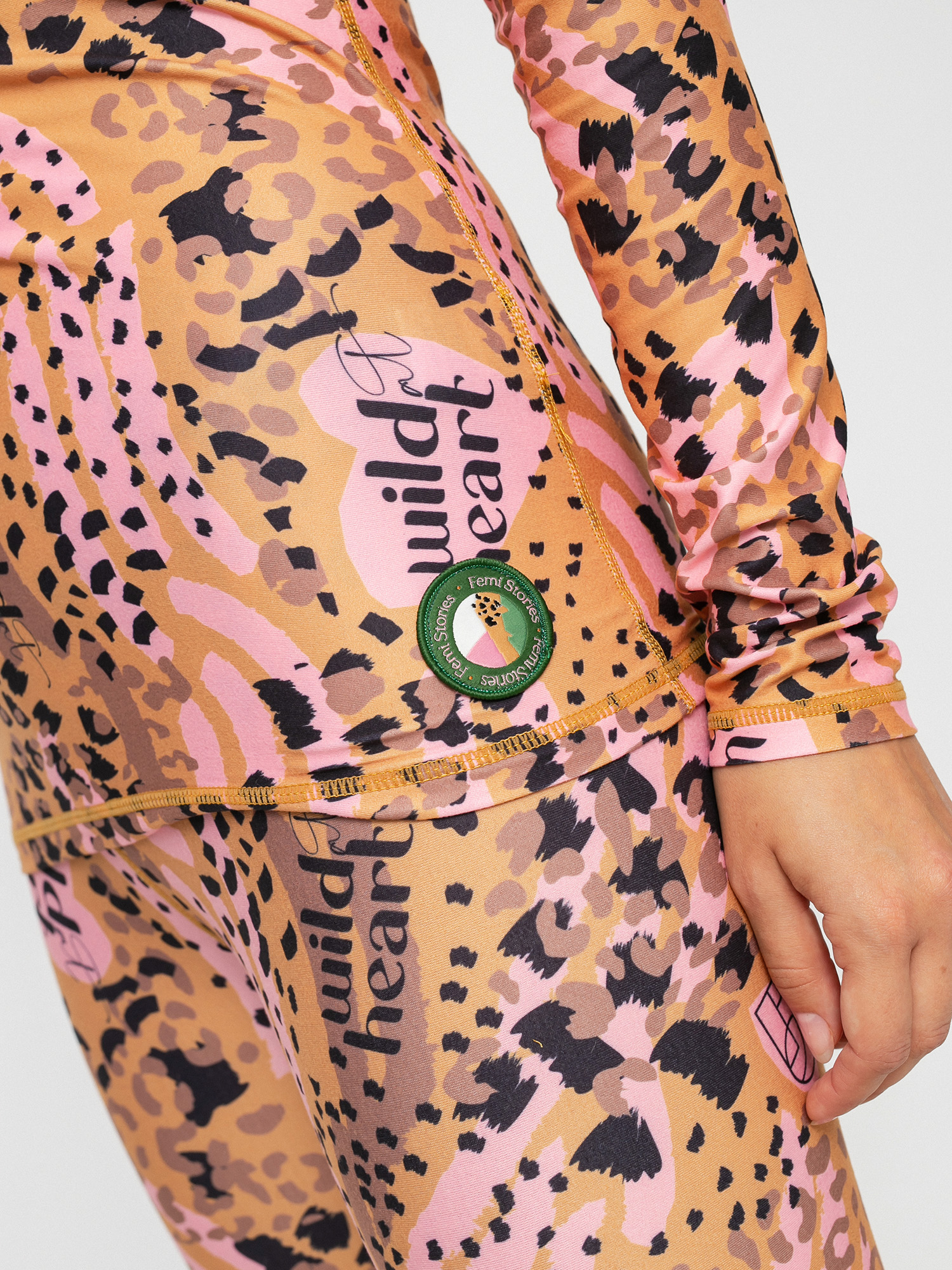 Damski Longsleeve aktywny Femi Stories Pisco (wld leo)