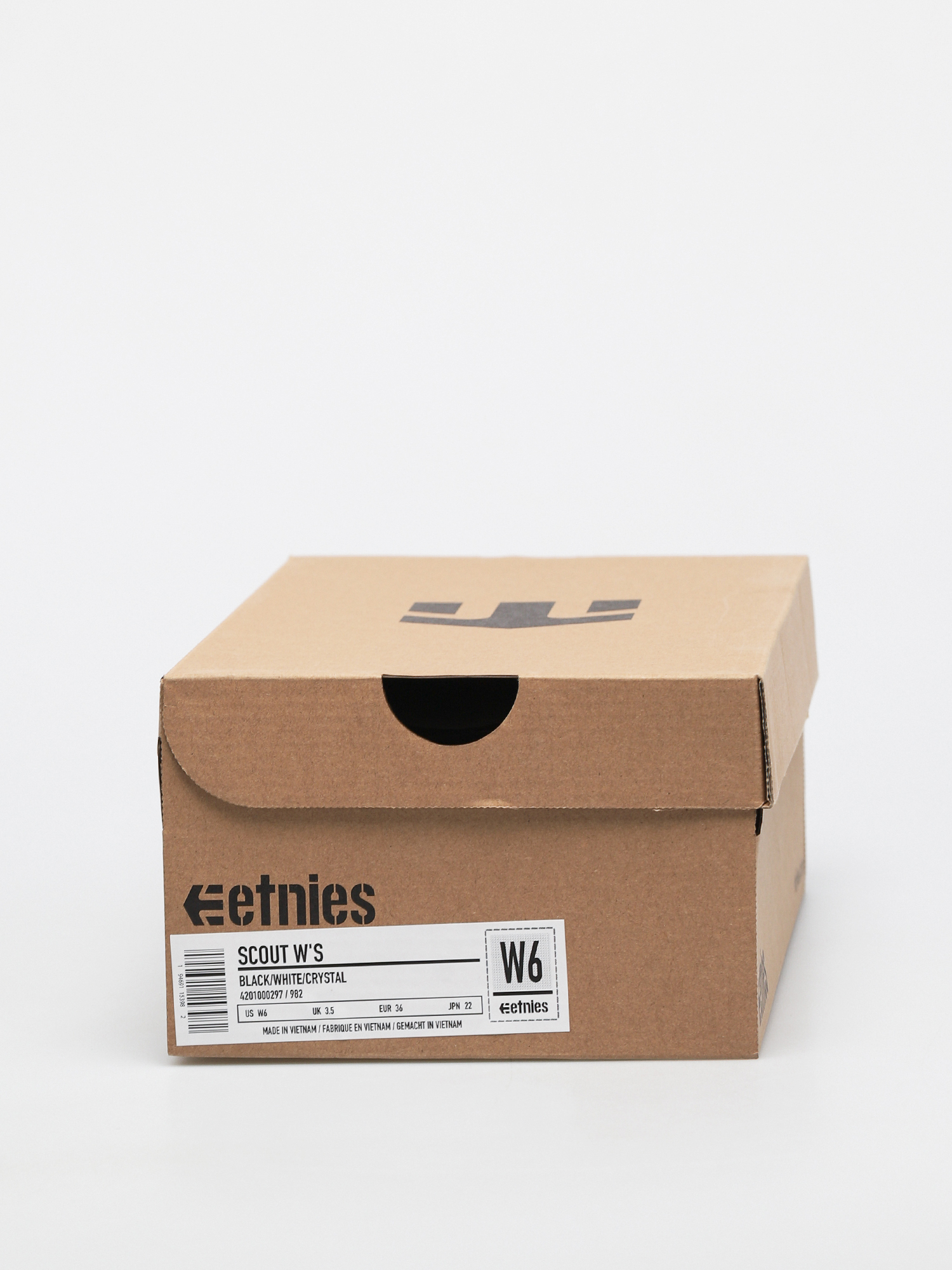 Buty Etnies Scout Wmn (black/white/crystal)