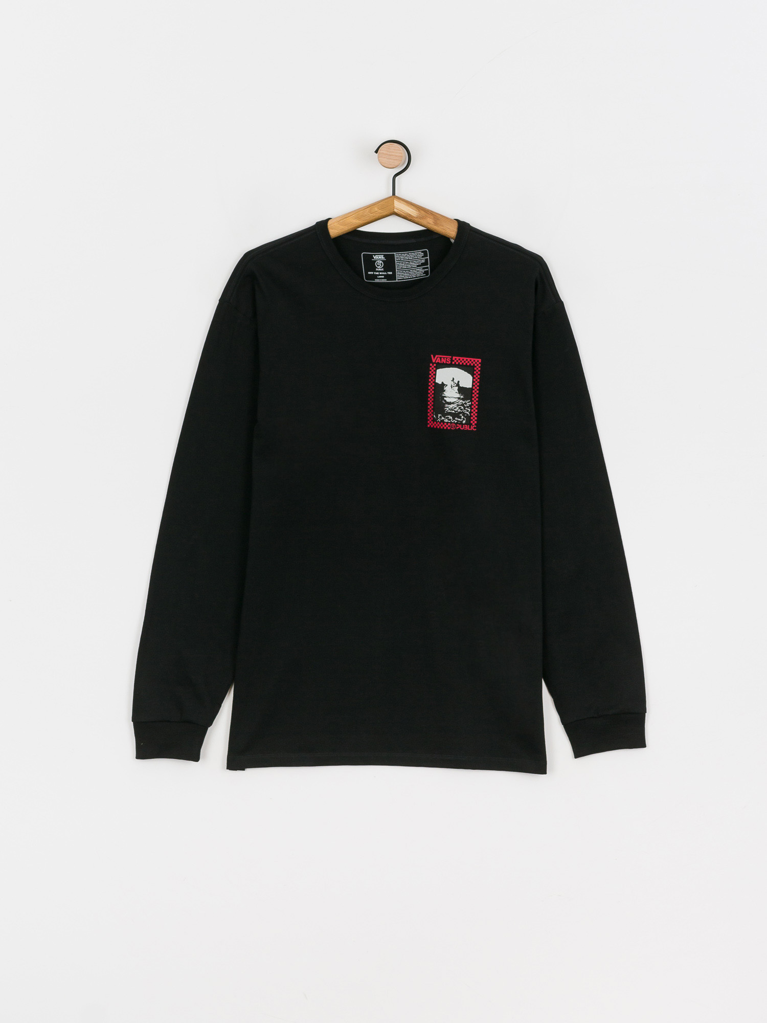 Longsleeve Vans X Public Snow (black)