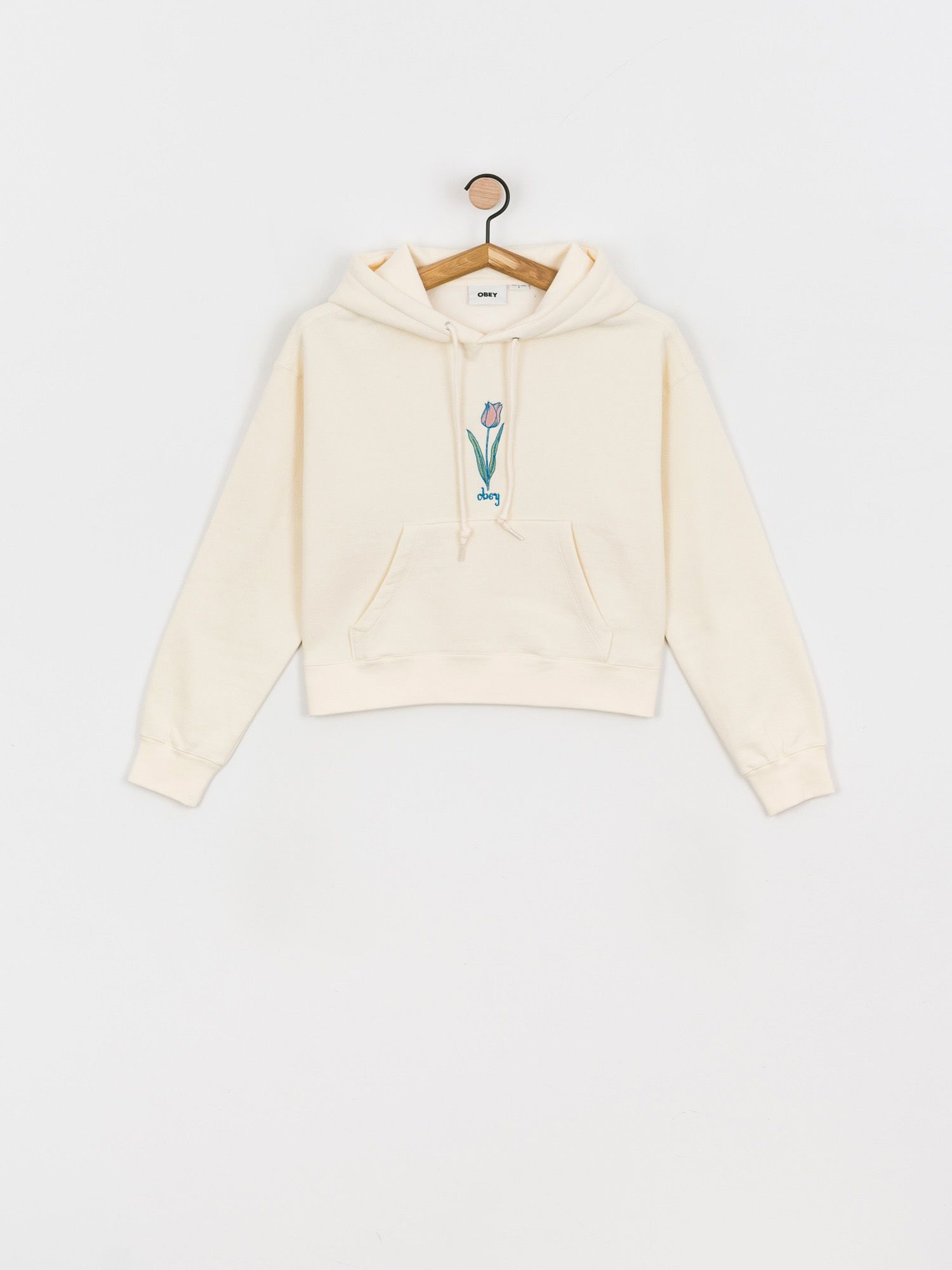 Bluza z kapturem OBEY Tulip HD Wmn (unbleached)