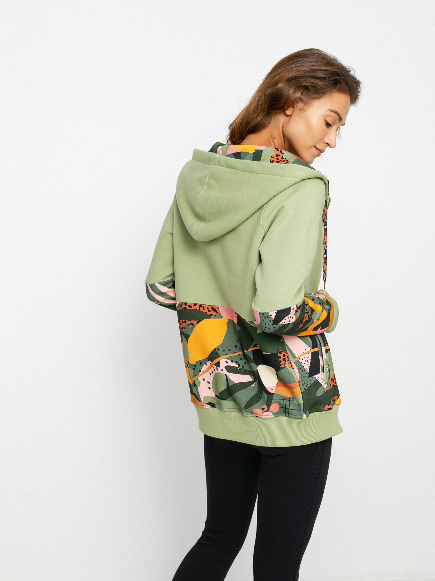 Bluza z kapturem Femi Stories Mago ZHD Wmn (tcn)