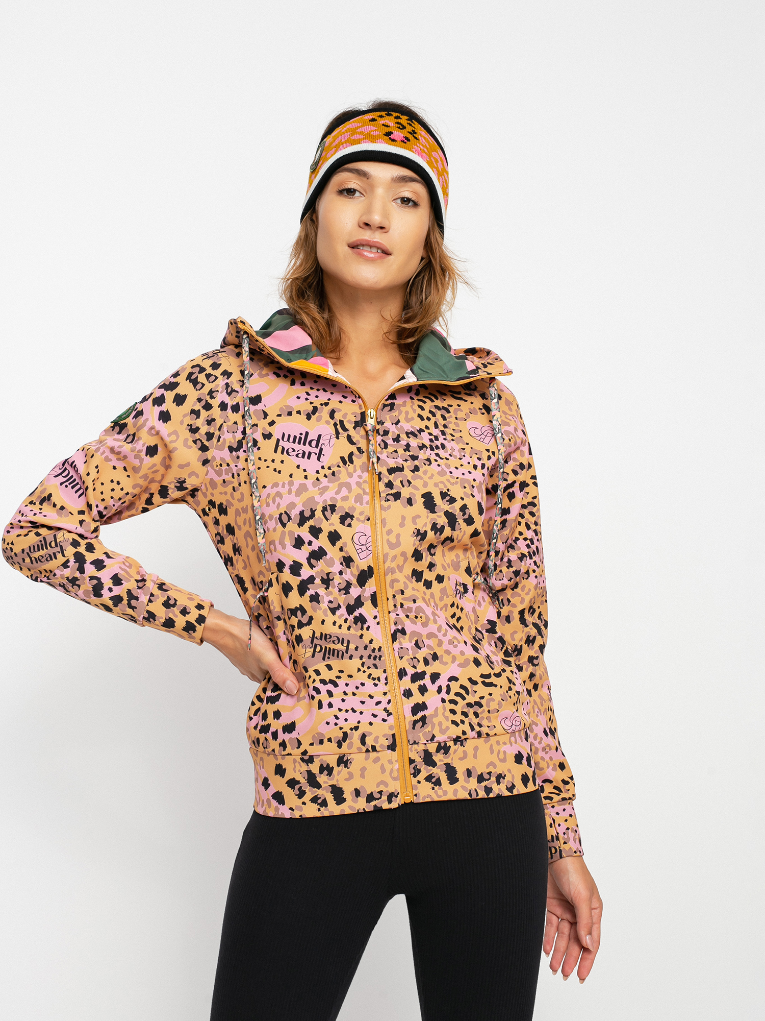 Bluza z kapturem Femi Stories Elvar ZHD Wmn (wld leo)