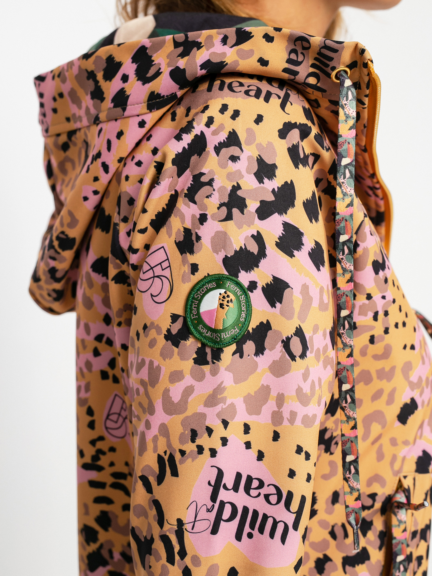 Bluza z kapturem Femi Stories Elvar ZHD Wmn (wld leo)