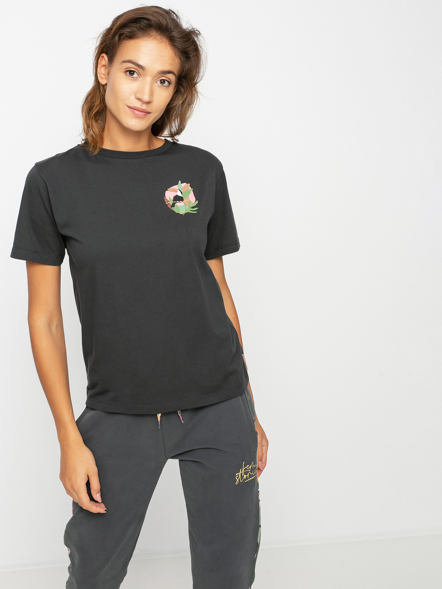 T-shirt Femi Stories Manuel Wmn (wblk)