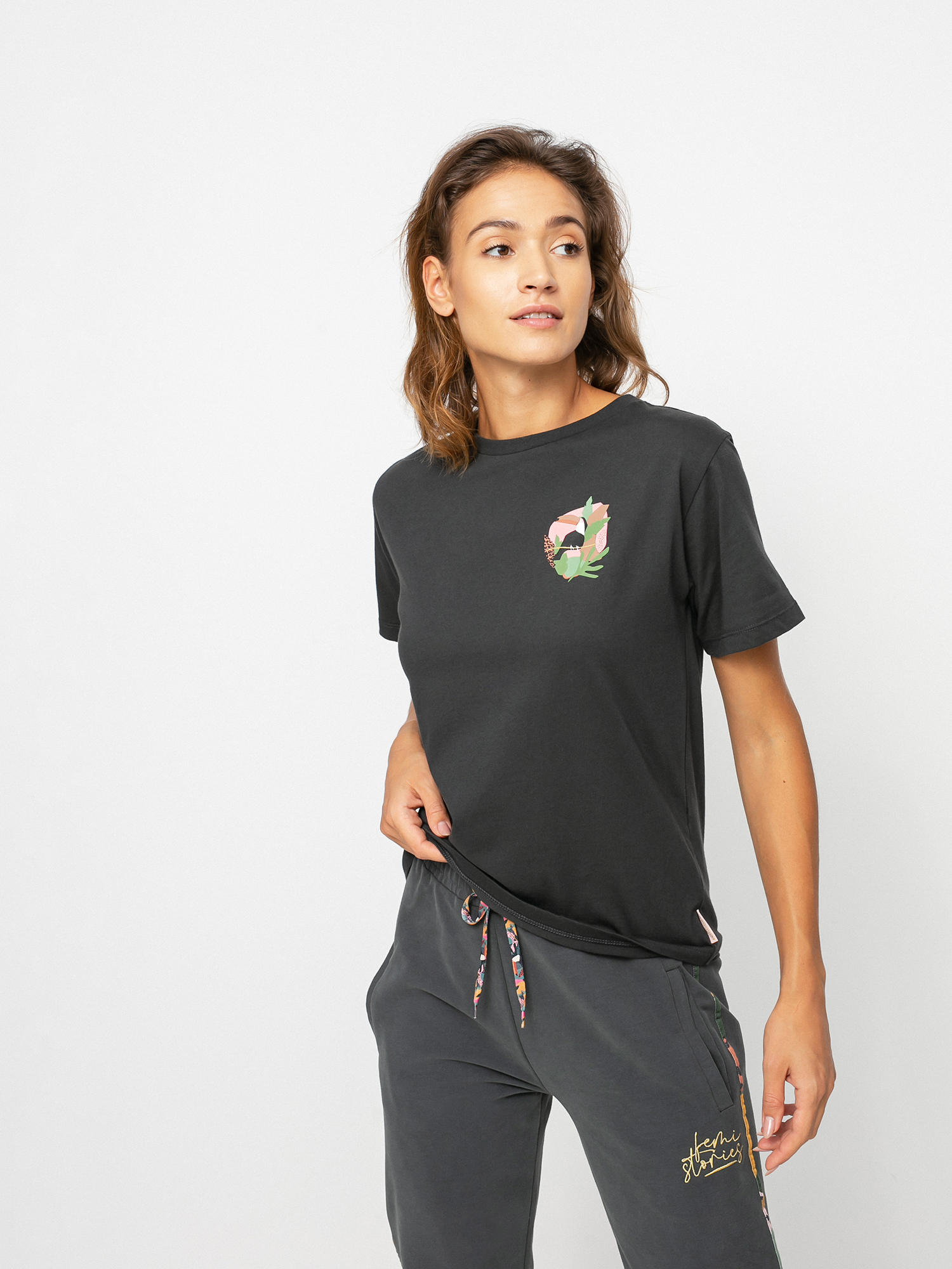 T-shirt Femi Stories Manuel Wmn (wblk)