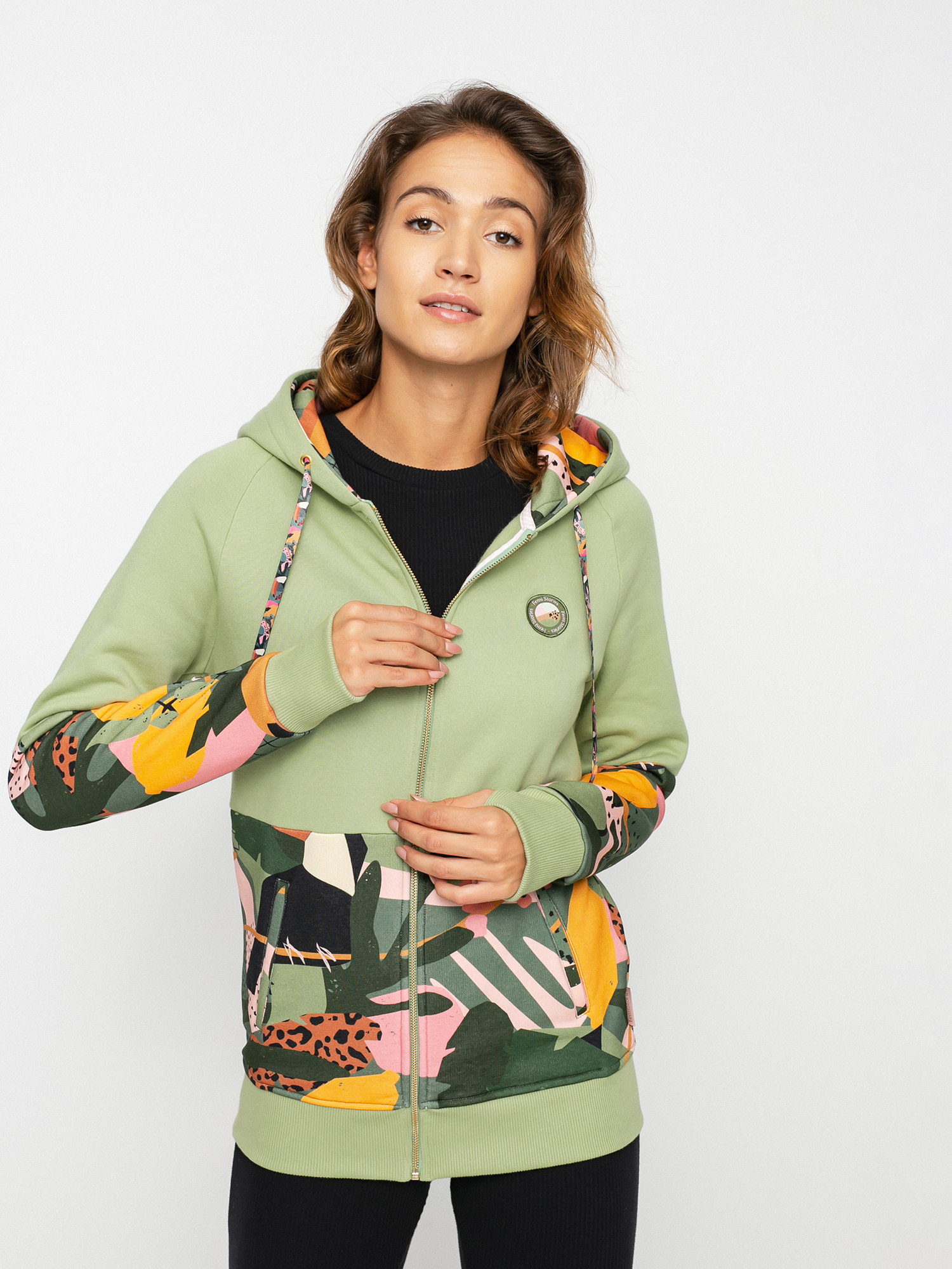 Bluza z kapturem Femi Stories Mago ZHD Wmn (tcn)