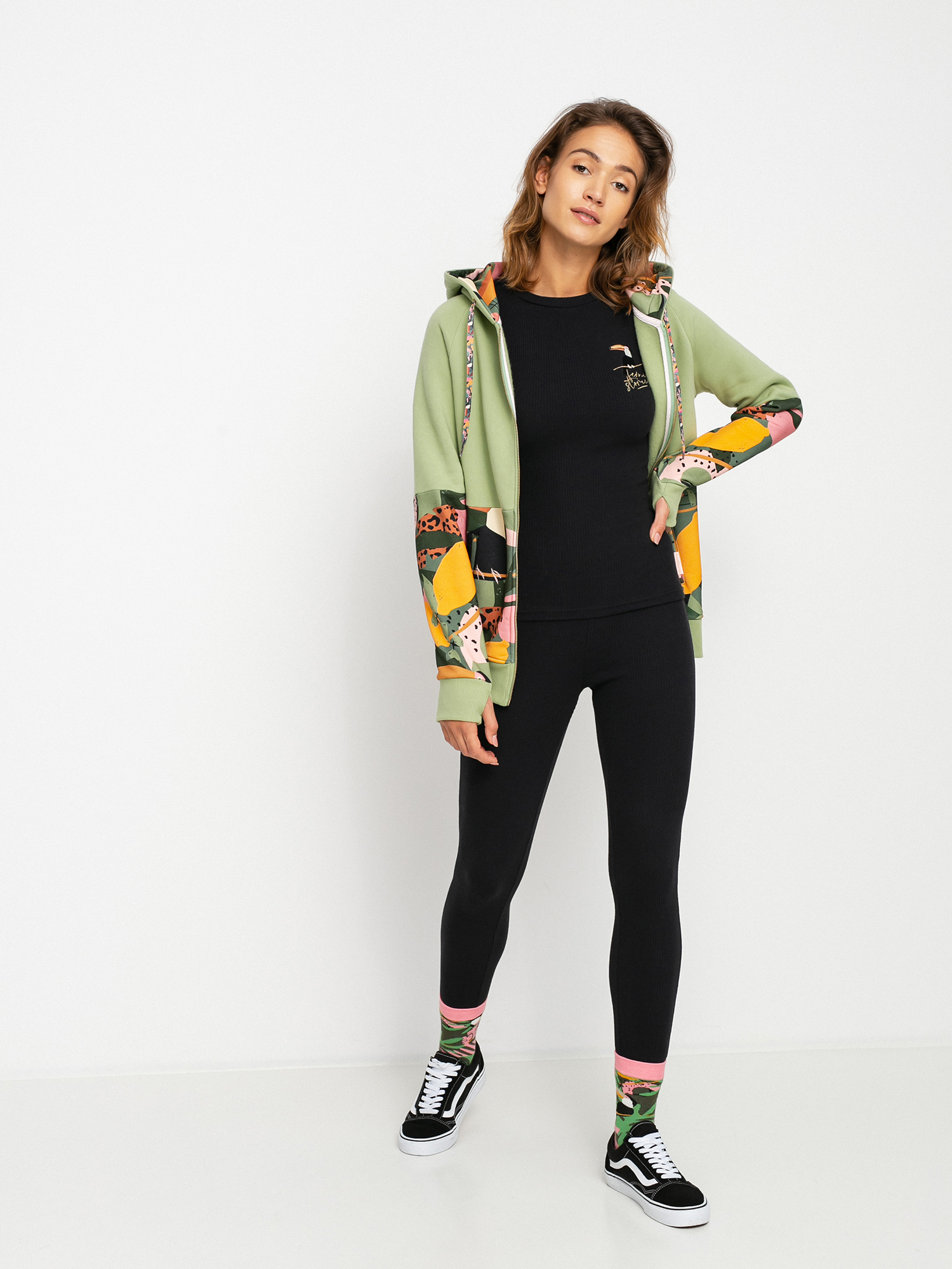 Bluza z kapturem Femi Stories Mago ZHD Wmn (tcn)
