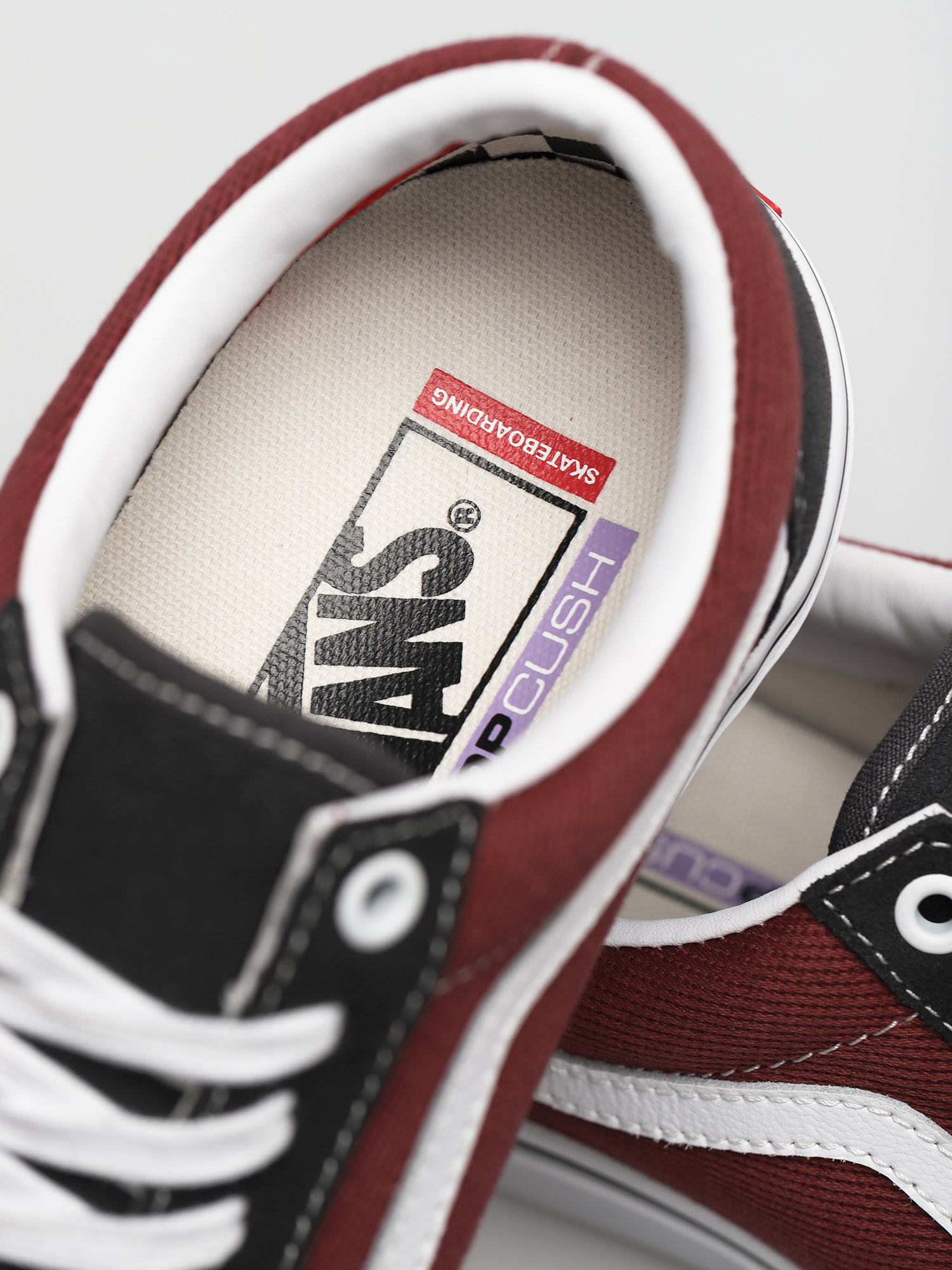 Buty Vans Skate Old Skool (asphalt/pomegranate)