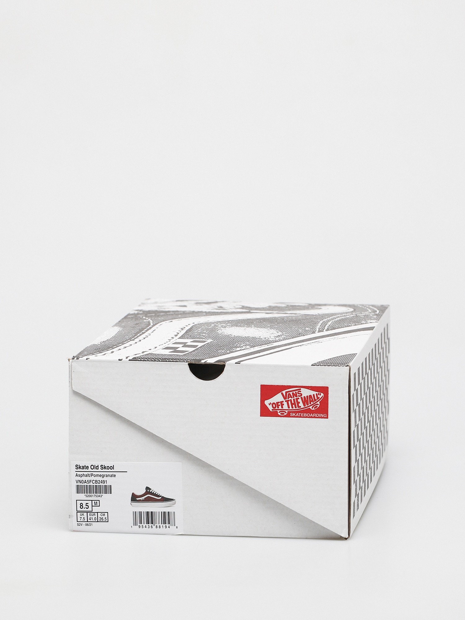 Buty Vans Skate Old Skool (asphalt/pomegranate)
