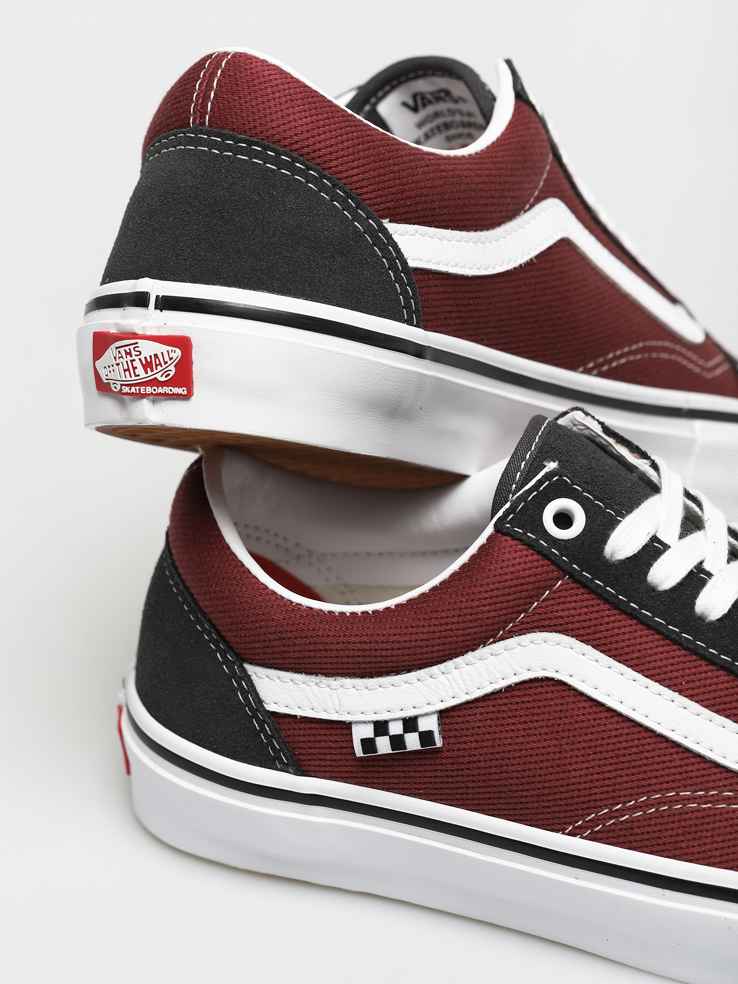 Buty Vans Skate Old Skool (asphalt/pomegranate)