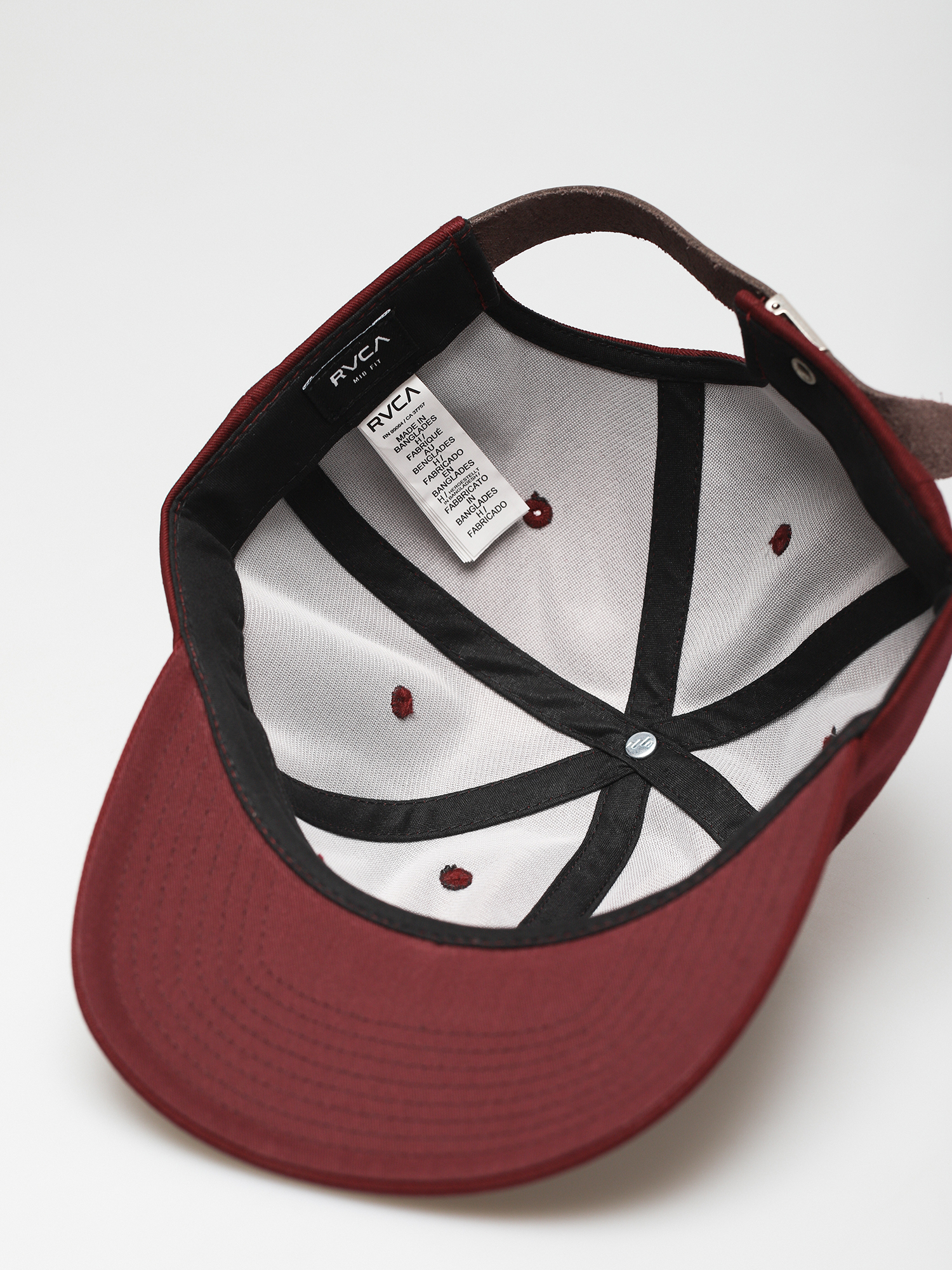 Czapka z daszkiem RVCA Anp Cap (oxblood red)