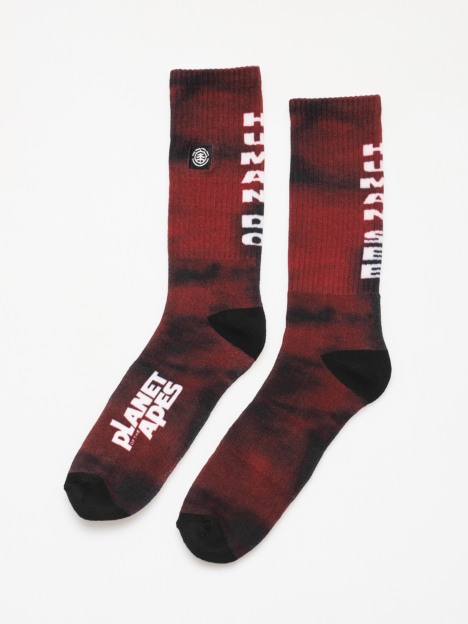 Skarpetki Element Pota Skate Socks (red tie dye)