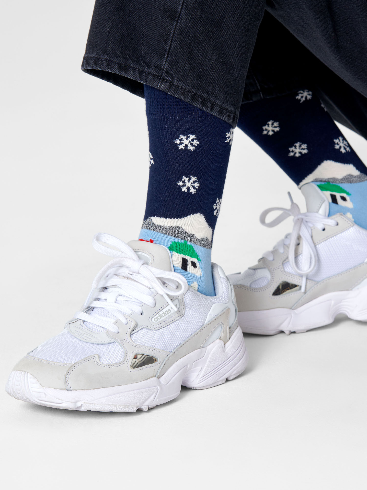 Skarpetki Happy Socks The Little House On The Snowland (navy/blue)