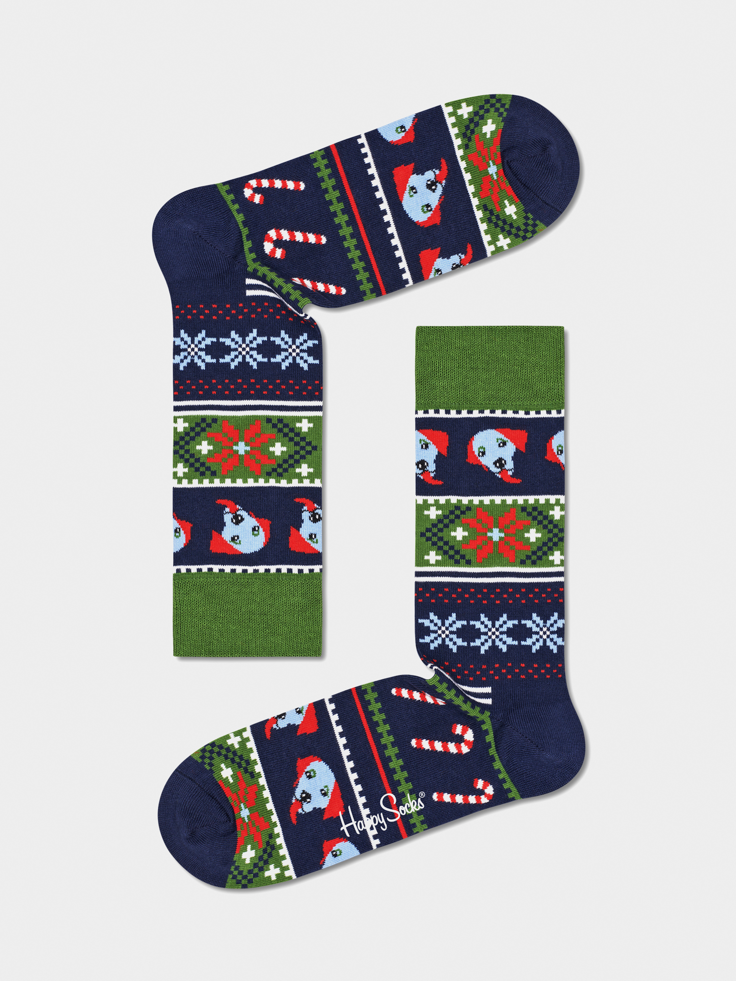 Skarpetki Happy Socks Baubles 2Pk (red/navy)