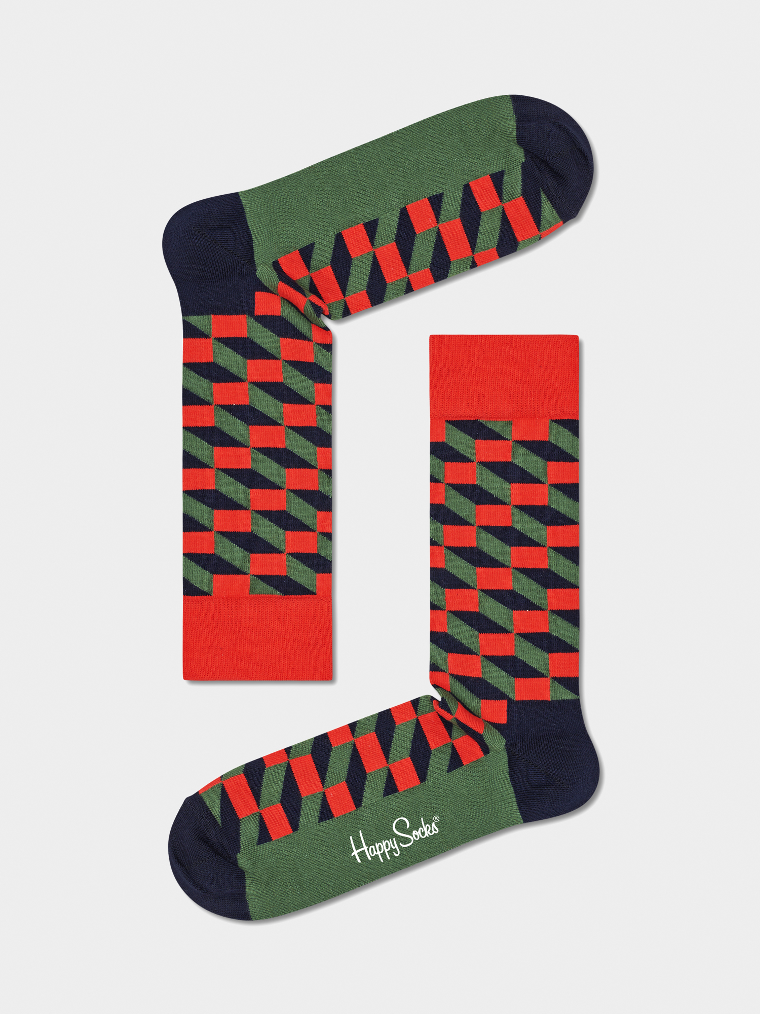 Skarpetki Happy Socks Classic Holiday 3Pk (green/navy/red)