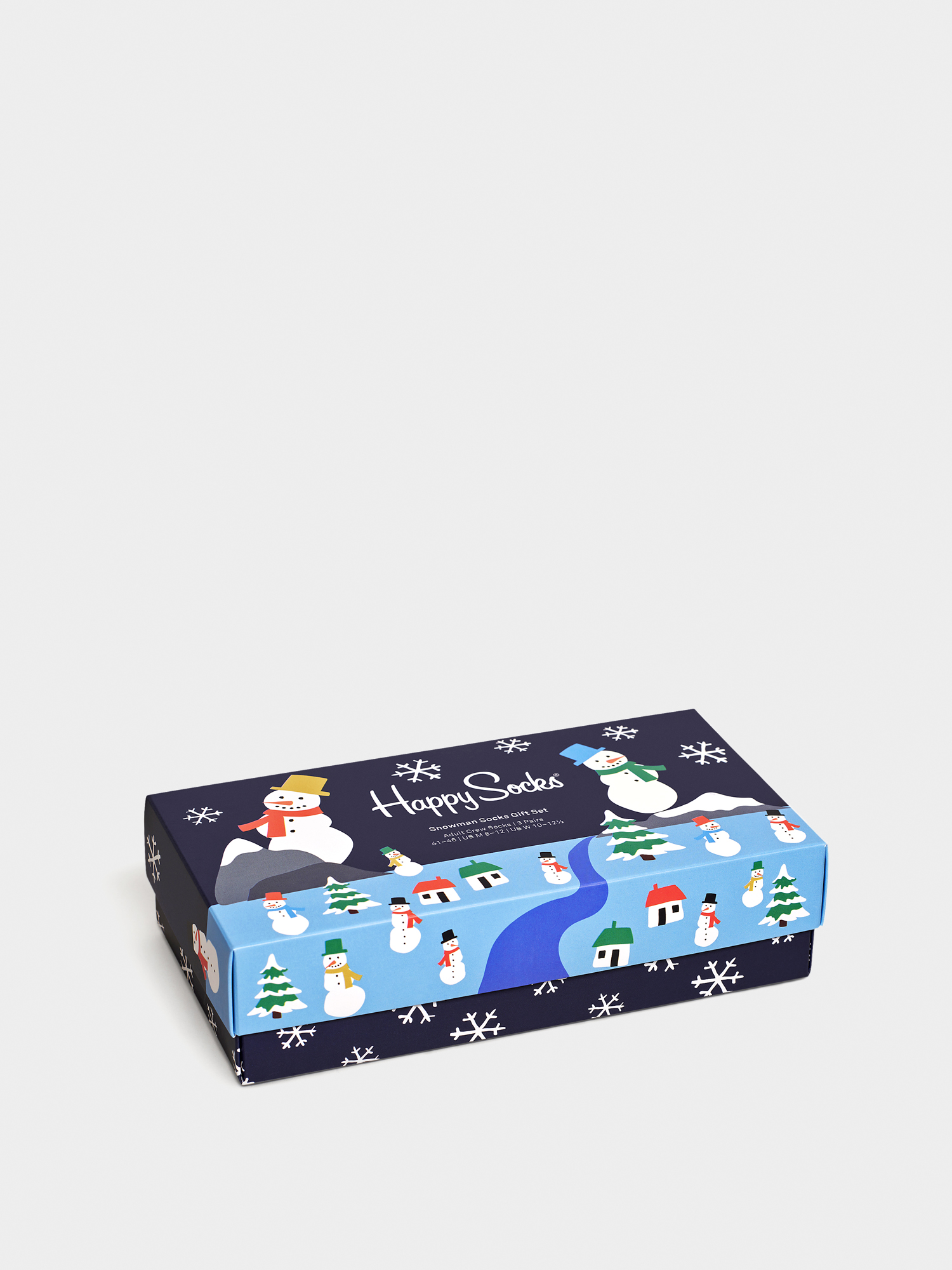 Skarpetki Happy Socks Snowman 3Pk (navy/red/white)
