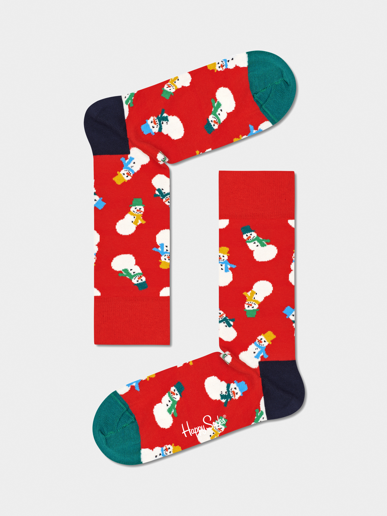 Skarpetki Happy Socks Snowman 3Pk (navy/red/white)