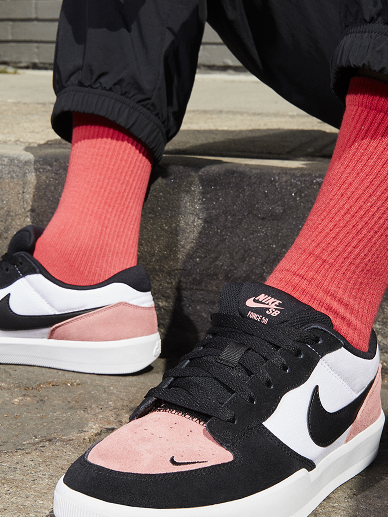 Buty Nike SB Force 58 (pink salt/black white black)