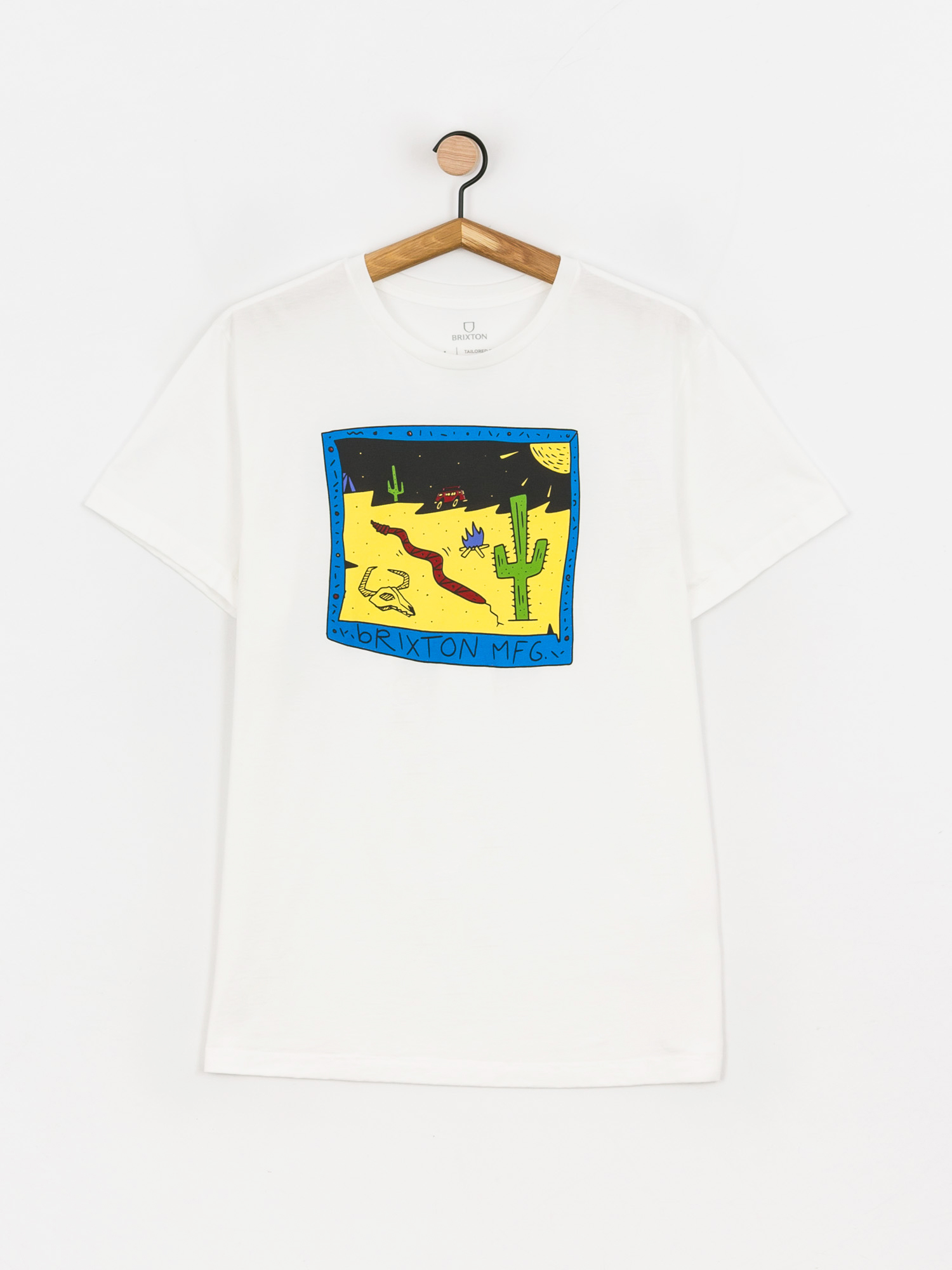 T-shirt Brixton Tablet Tlrt (white)