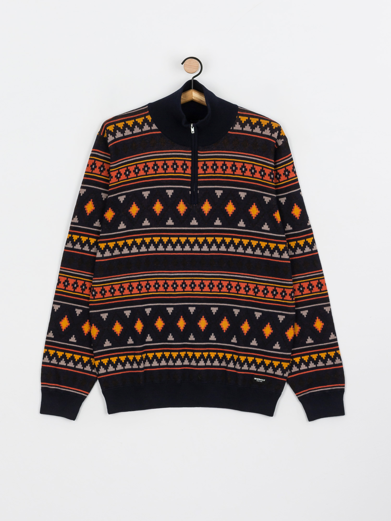 Sweter Iriedaily Soberia Troyer (navy/orange)