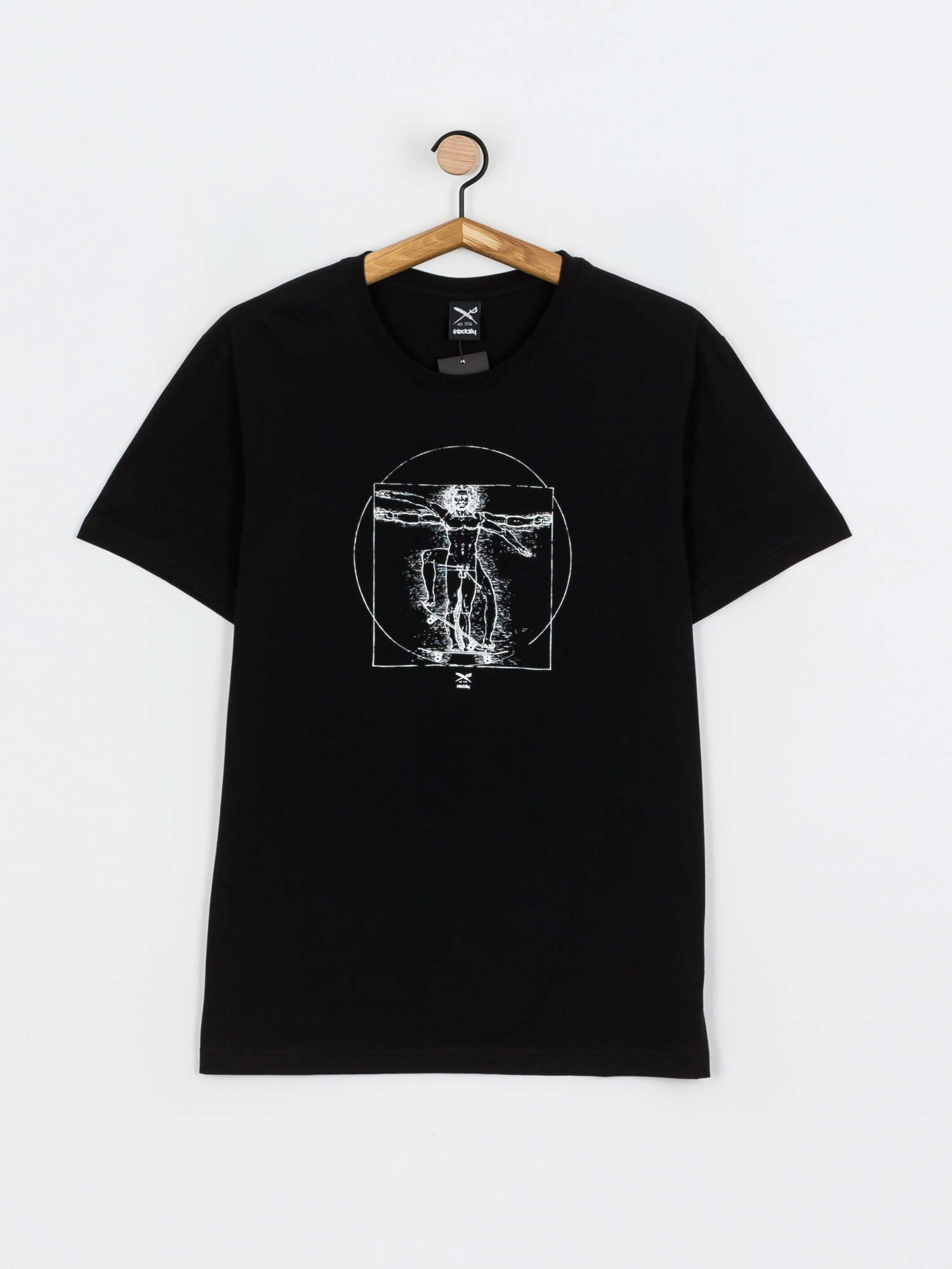 T-shirt Iriedaily Skatevinci (black)