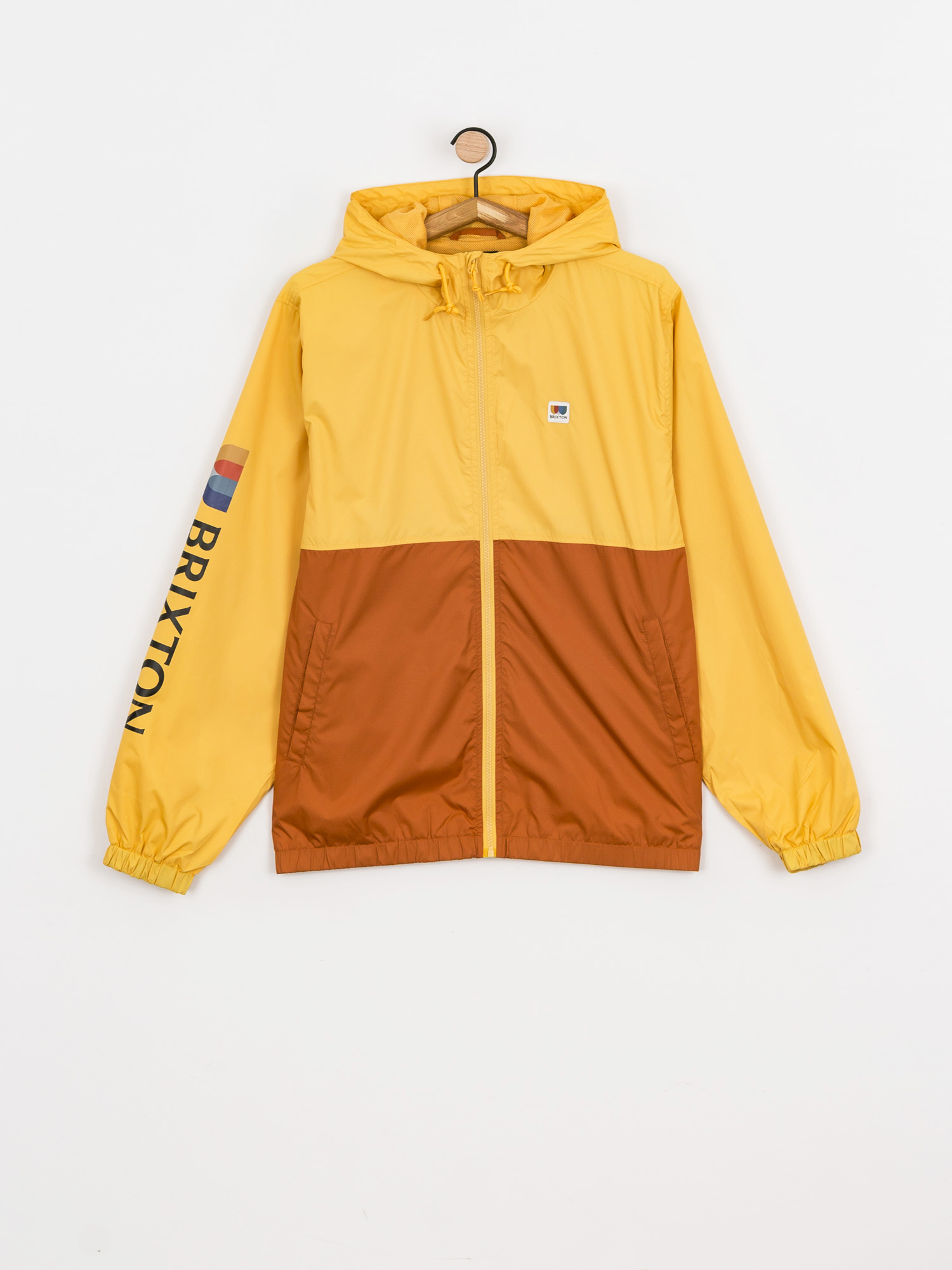 Kurtka Brixton Claxton Alton Lw Zip Hood (weller yellow/caramel)