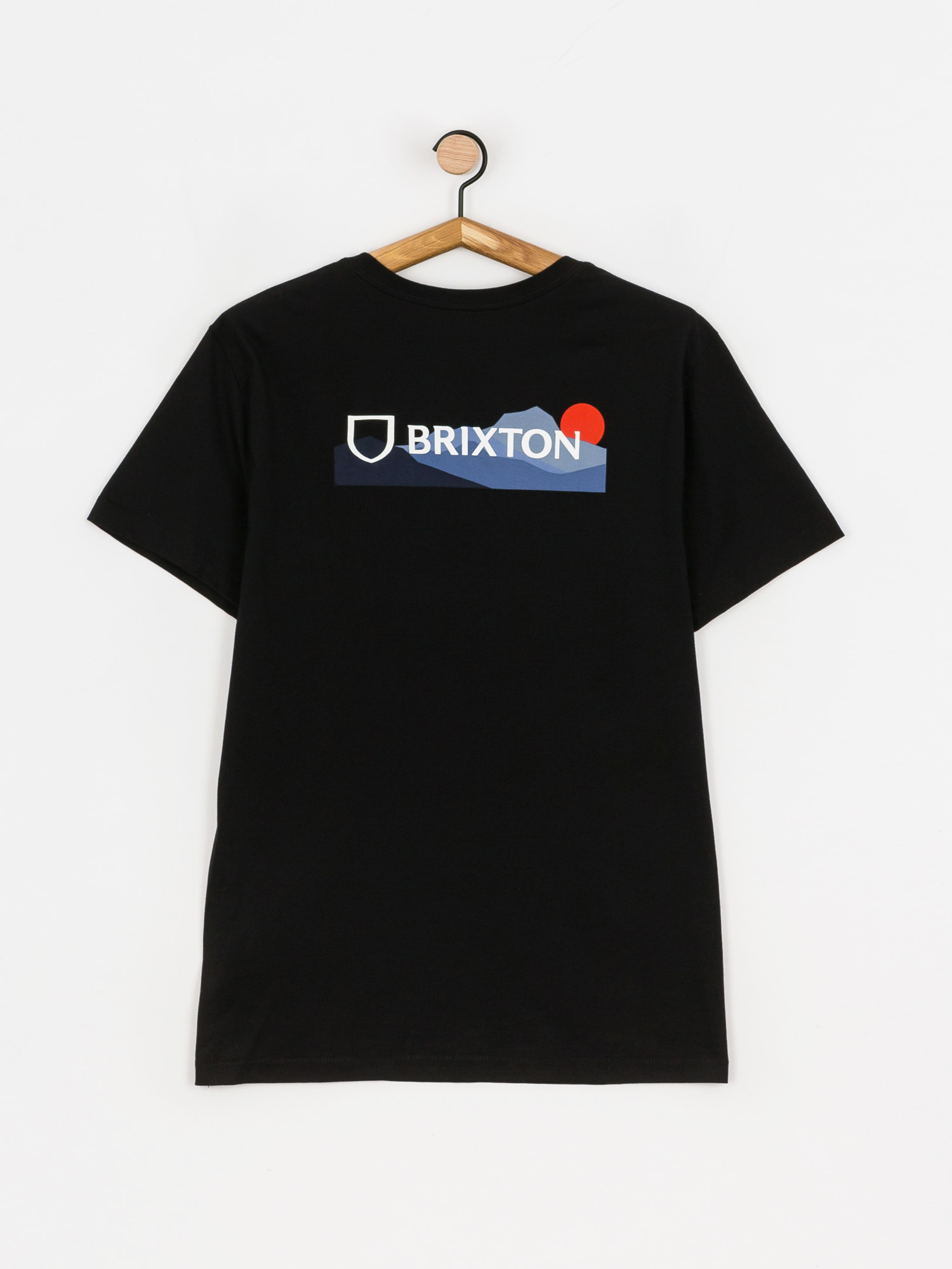 T-shirt Brixton Alpha Block Tlrt (mountain black)