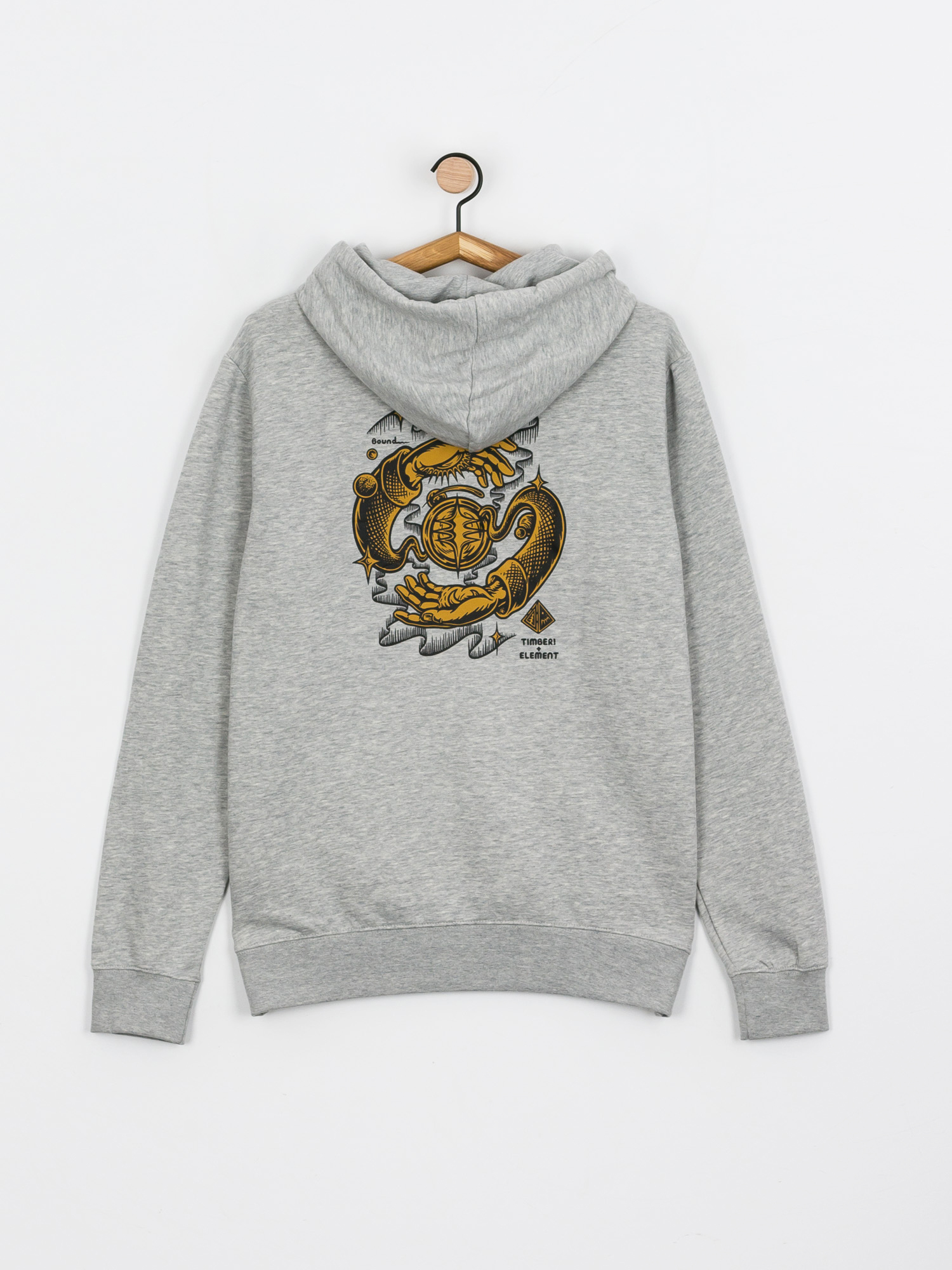 Bluza z kapturem Element Rotation HD (grey heather)