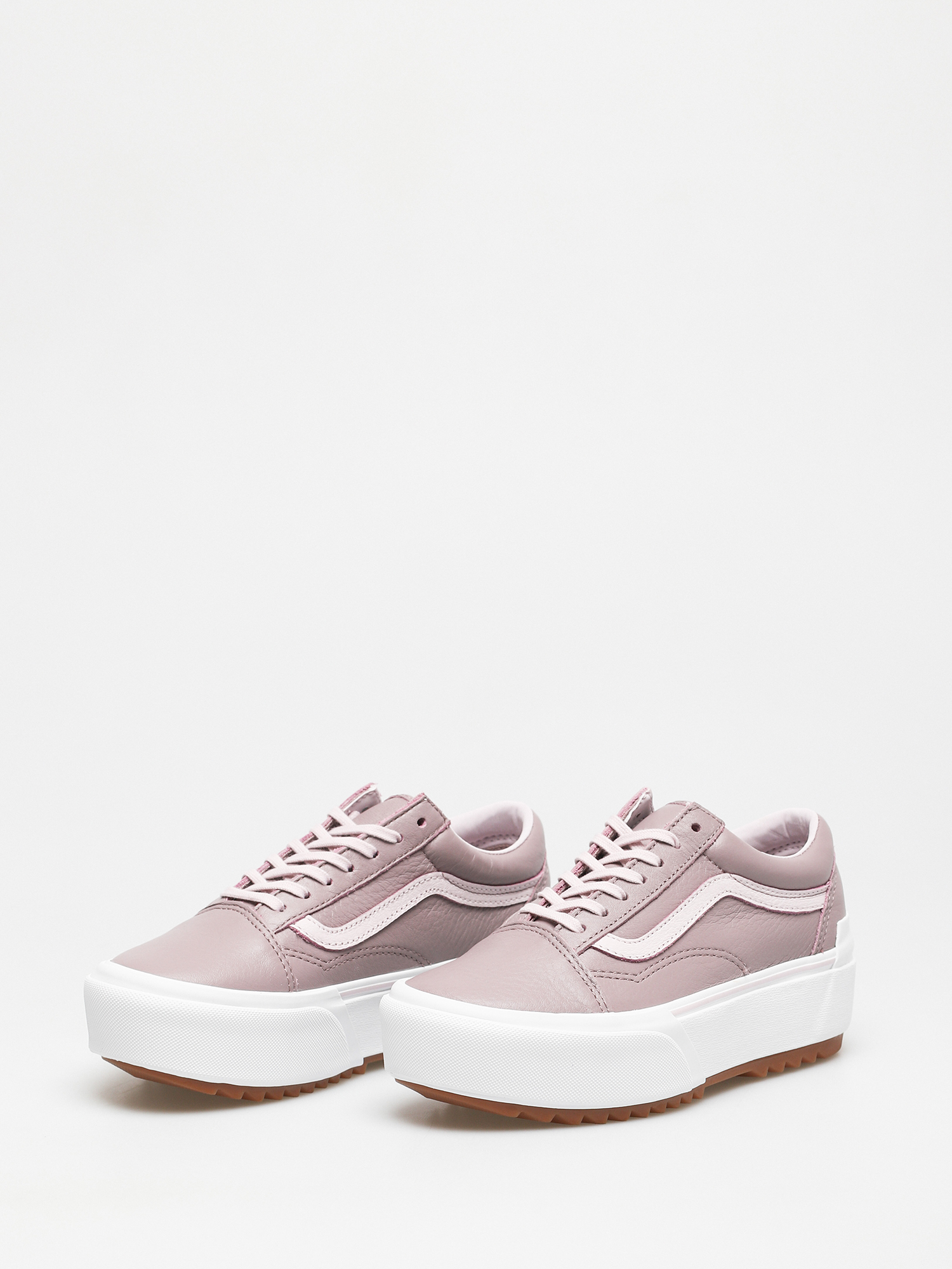 Buty Vans Old Skool Stacked (tumbled lthr/prpdv/trwht)