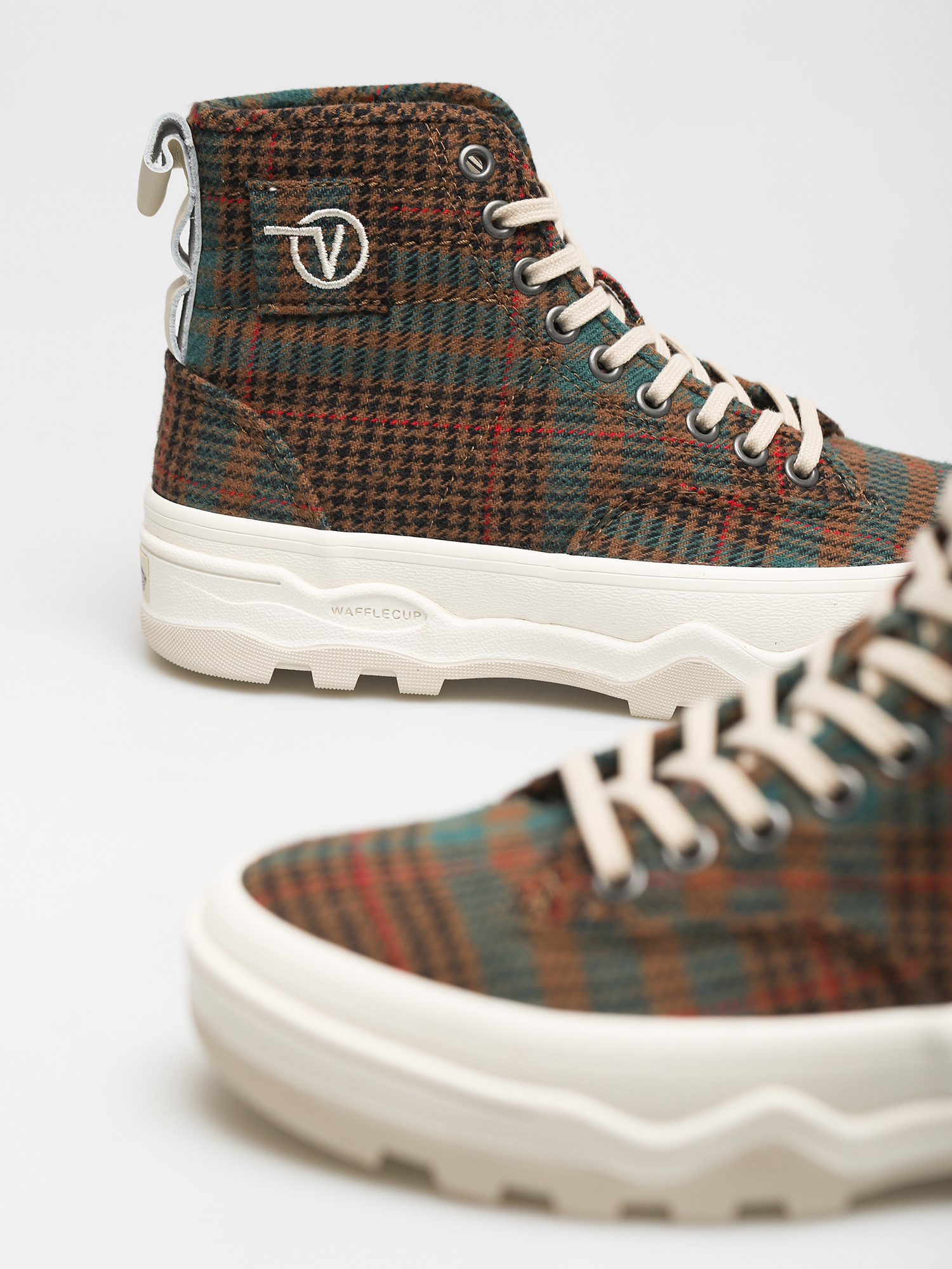 Buty Vans Sentry Wc (fuzzy plaid/sandshell/gr)