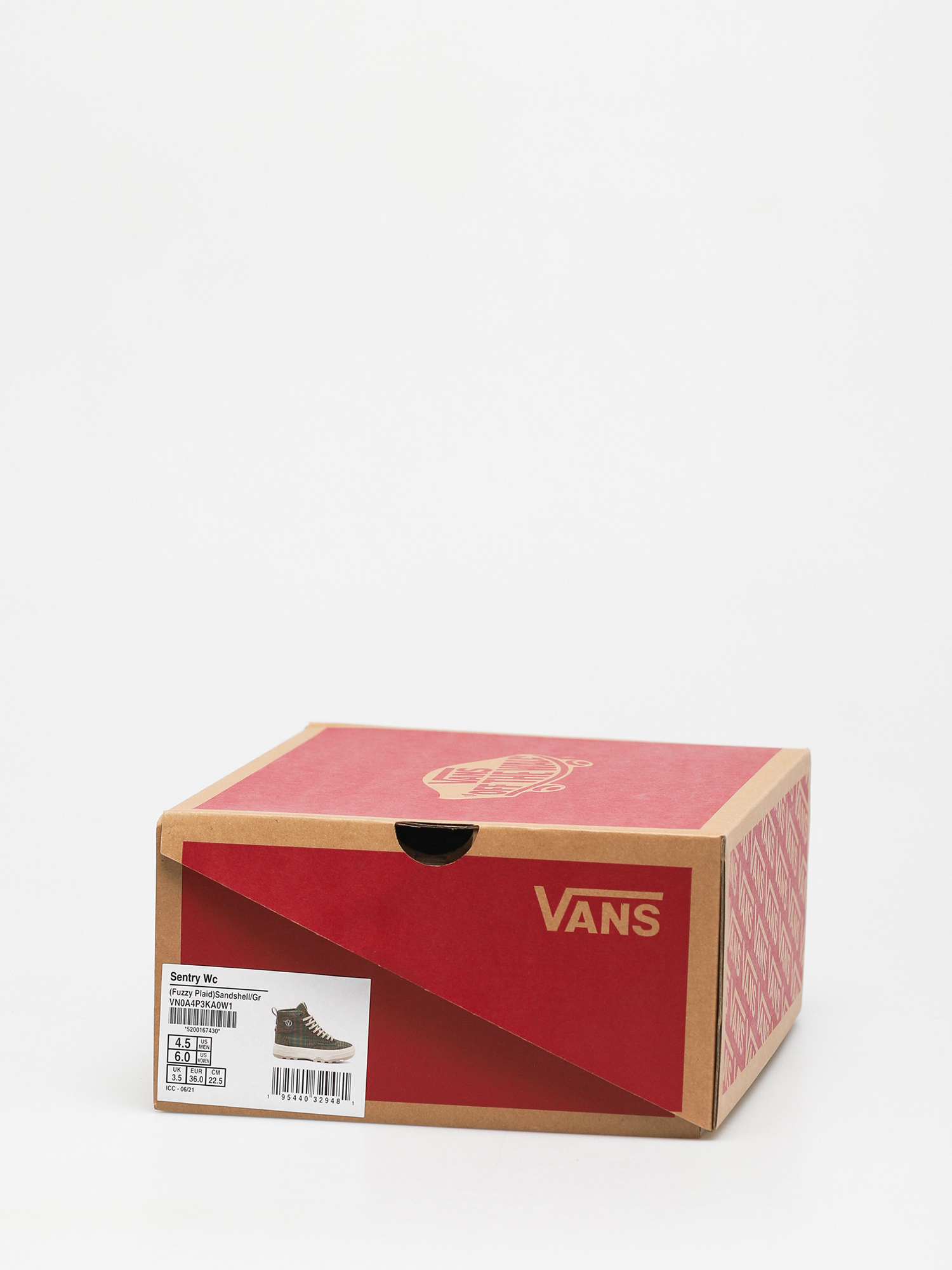 Buty Vans Sentry Wc (fuzzy plaid/sandshell/gr)
