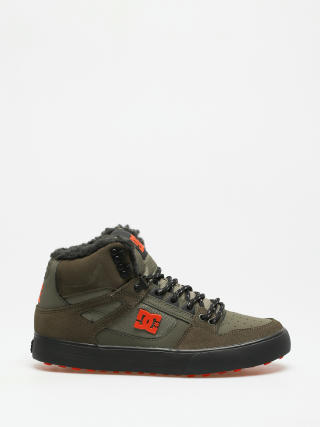 DC Обувки Pure High Top Wc Wnt (dusty olive/orange)
