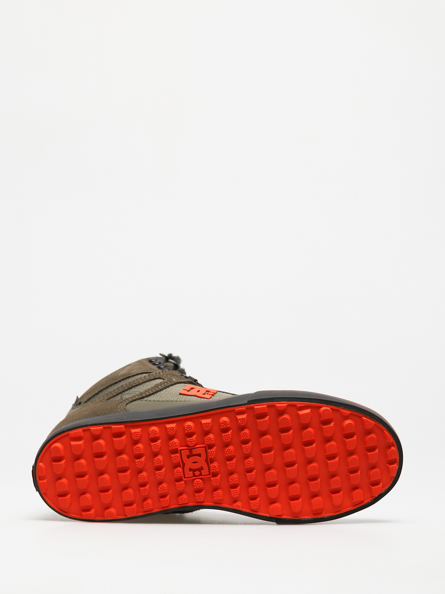Buty DC Pure High Top Wc Wnt (dusty olive/orange)