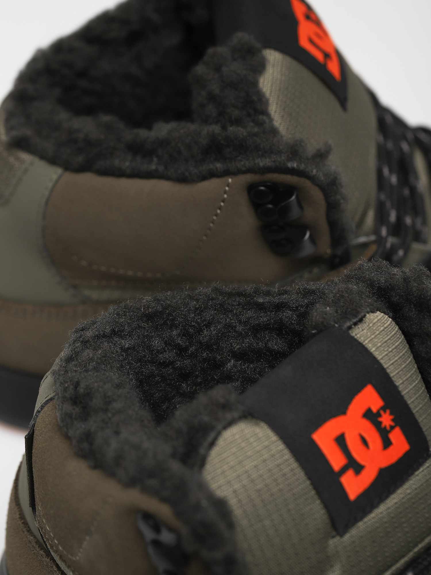 Buty DC Pure High Top Wc Wnt (dusty olive/orange)