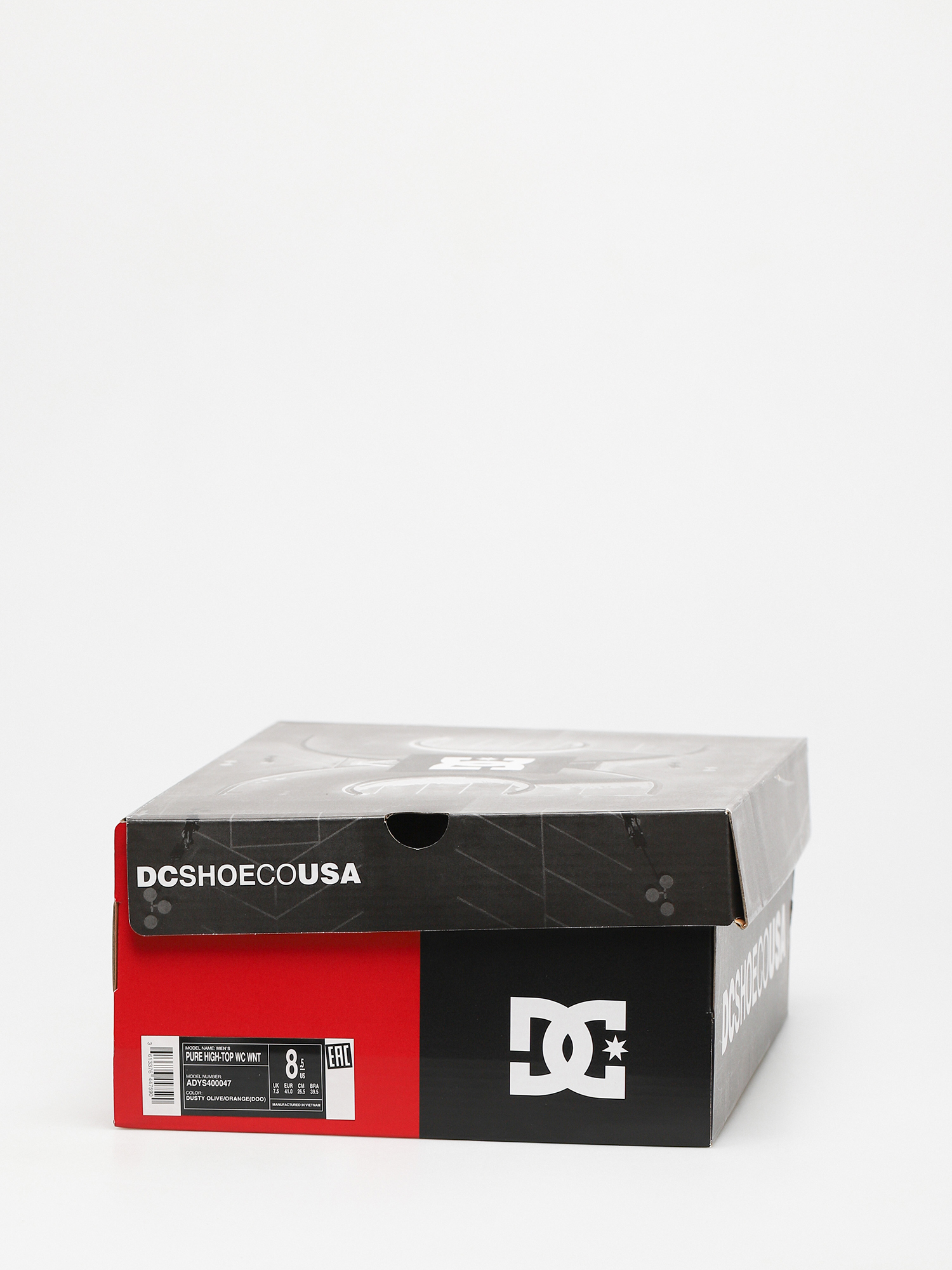 Buty DC Pure High Top Wc Wnt (dusty olive/orange)