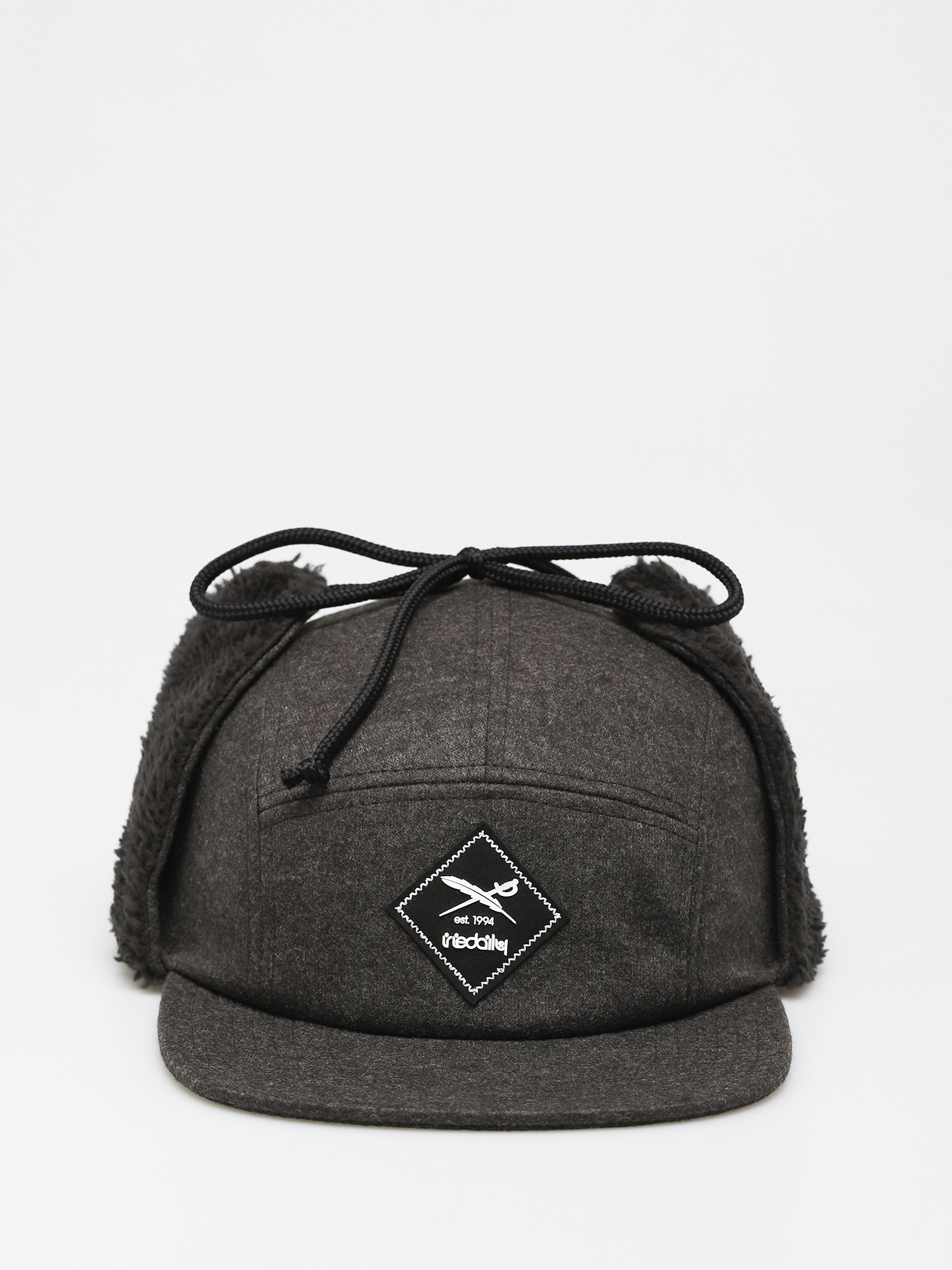 Czapka z daszkiem Iriedaily Jugga Earflap (black mel)