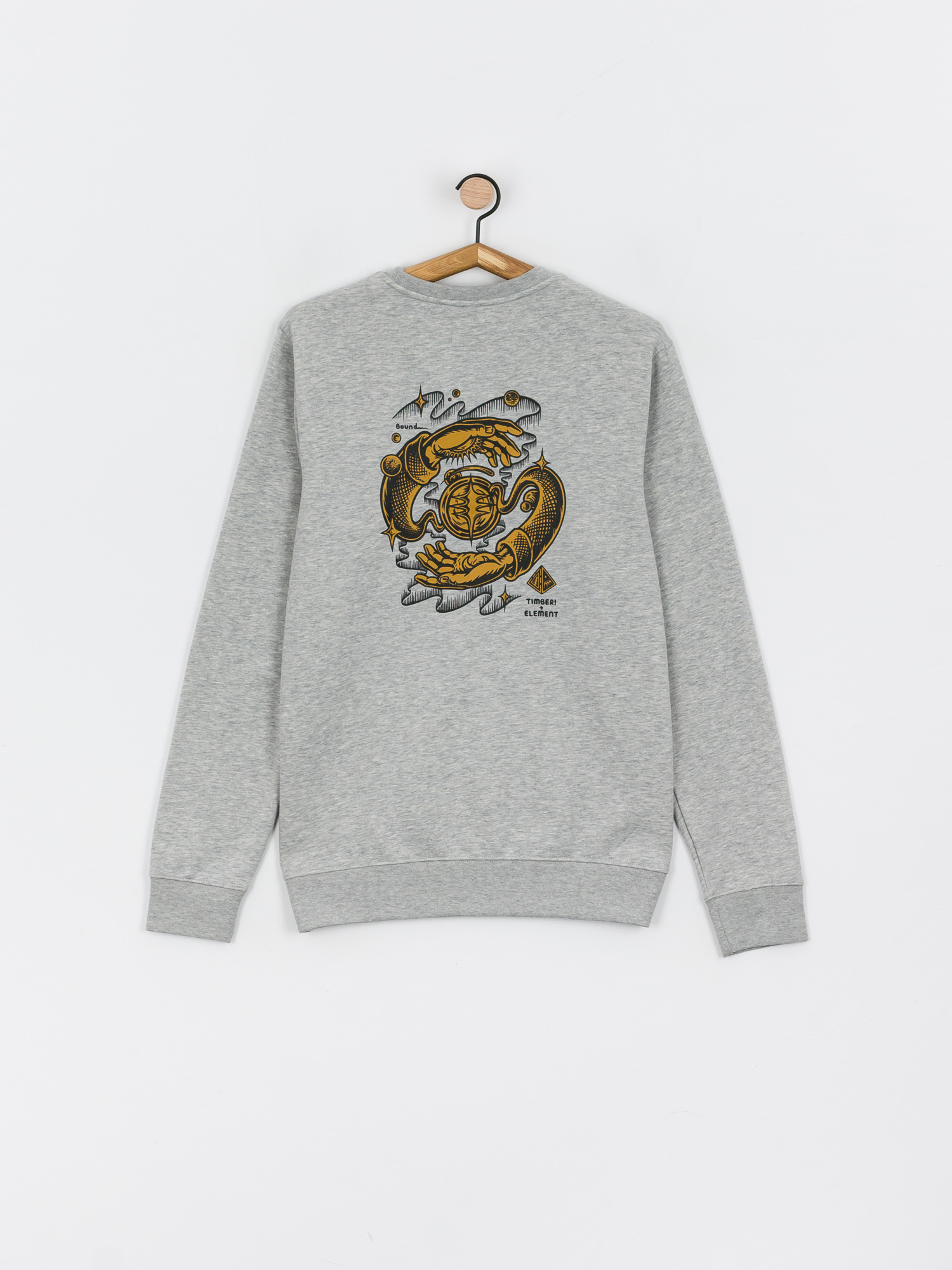 Bluza Element Rotation Crew (grey heather)
