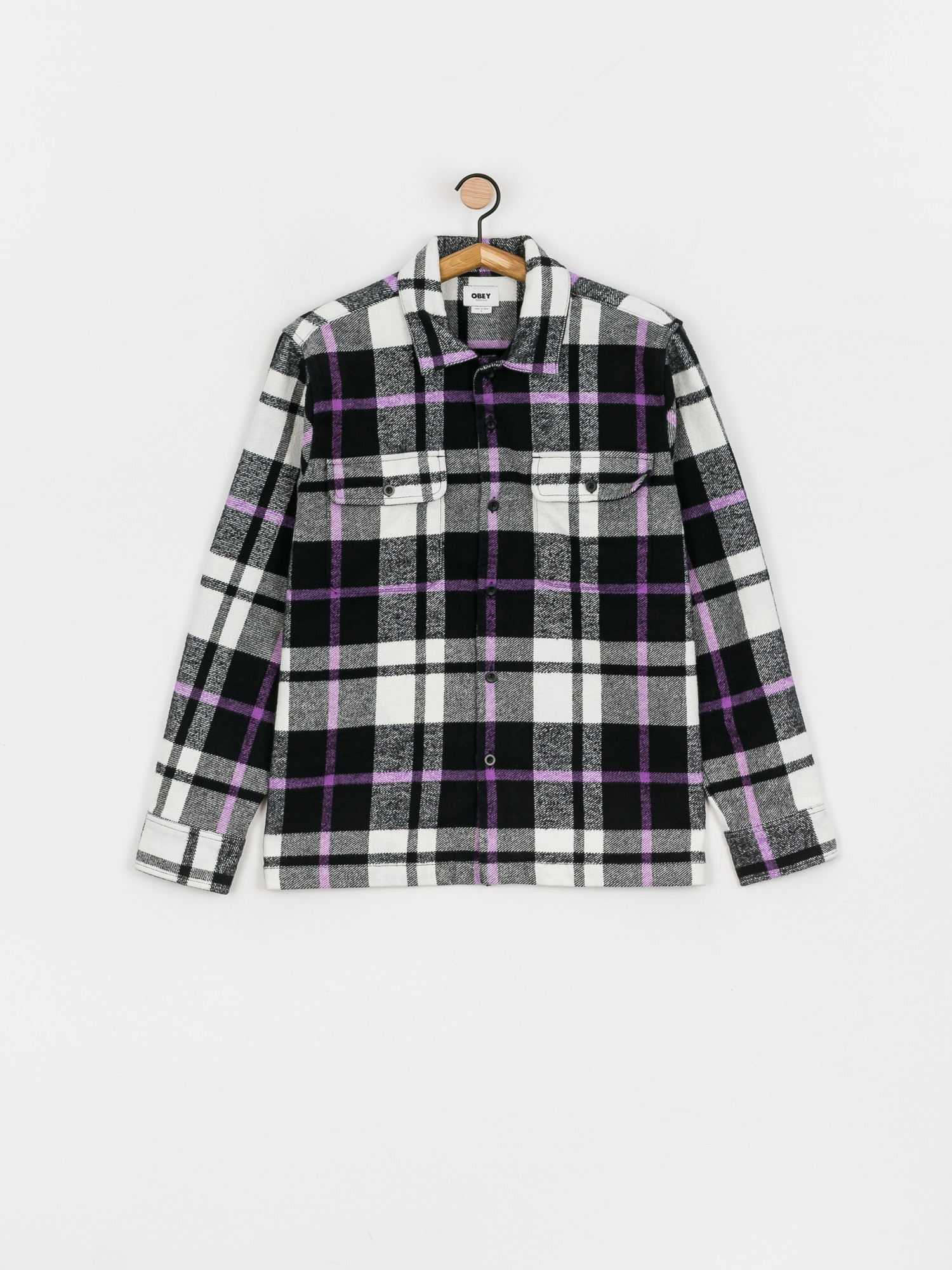 Koszula OBEY Advert Woven (black multi)