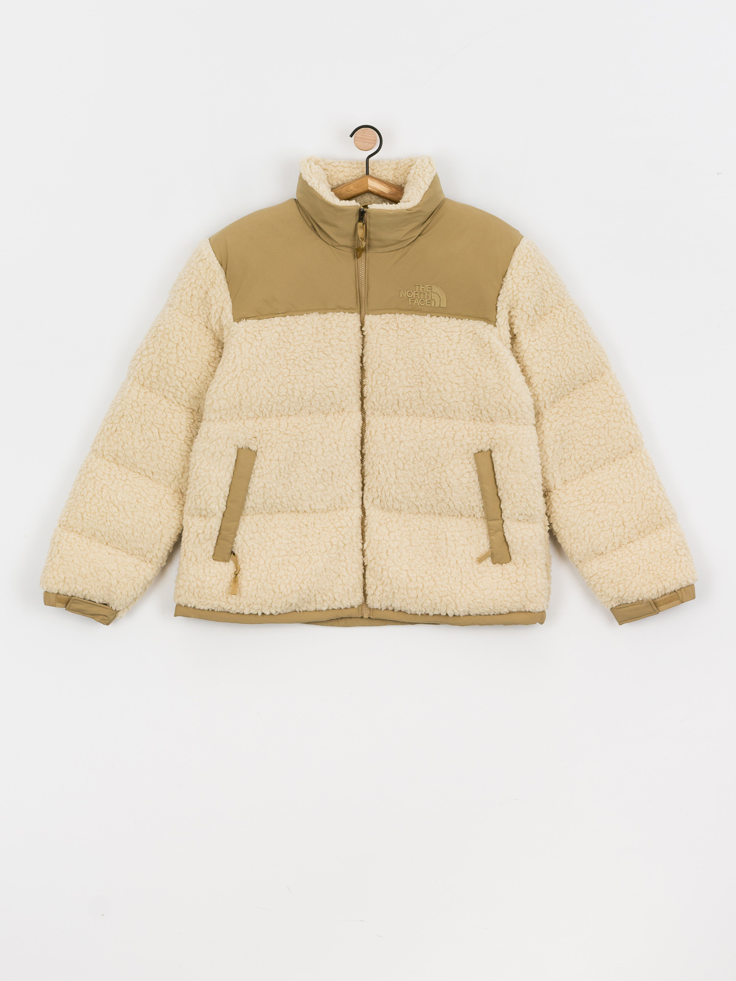 Kurtka The North Face Sherpa Nuptse (bleached sand/kelp tan)