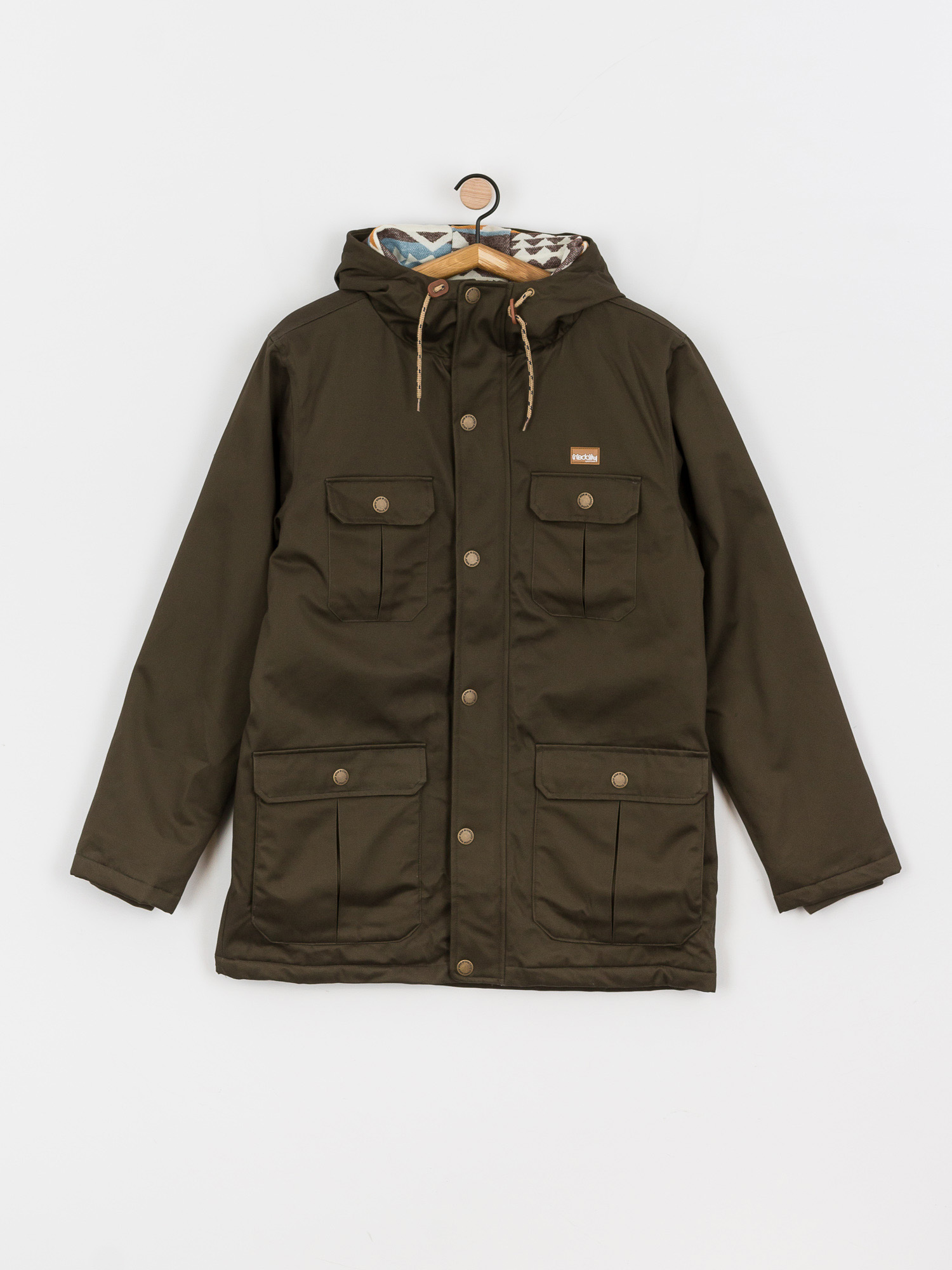 Kurtka Iriedaily Wonderer Parka (night olive)