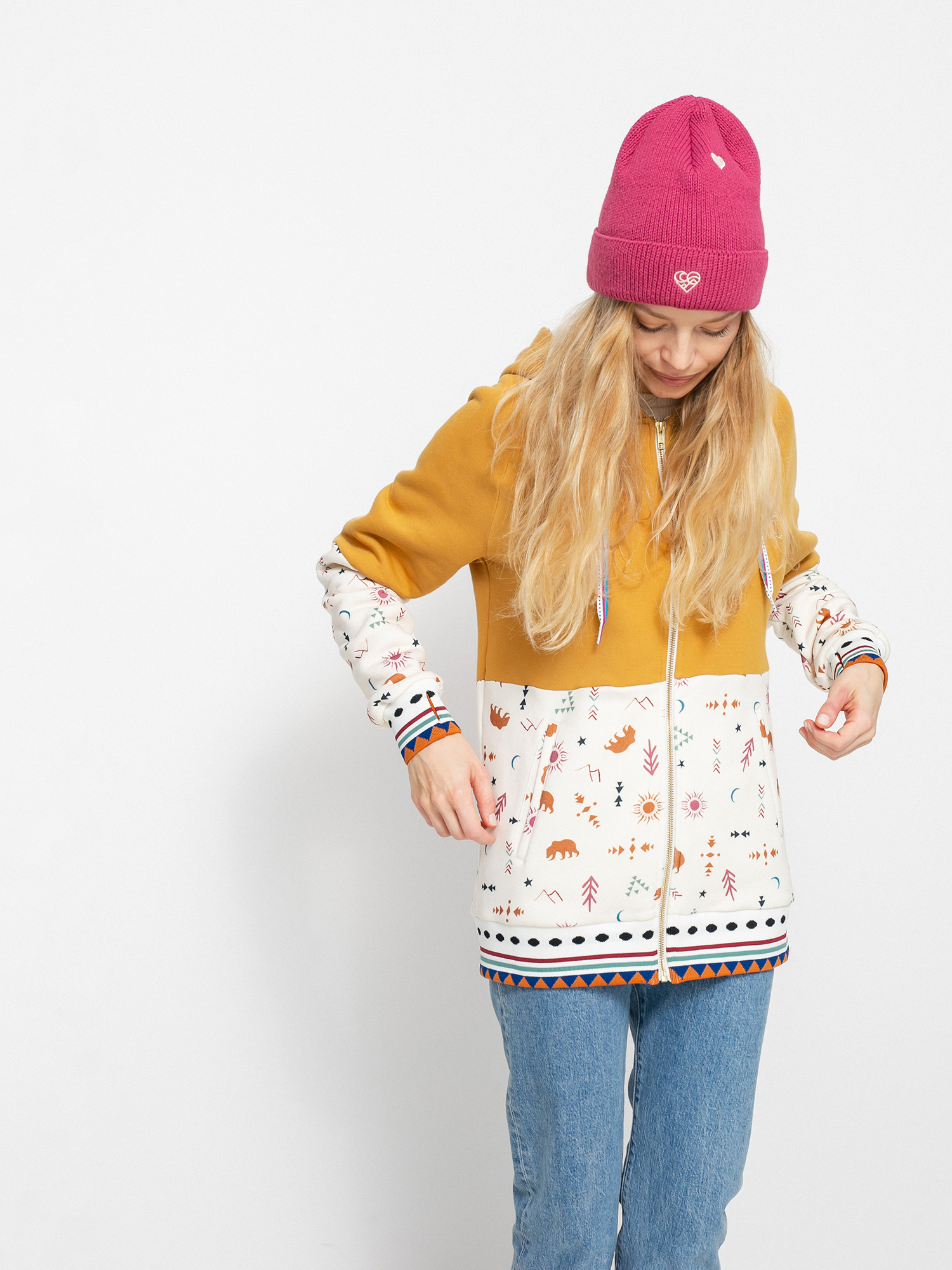 Bluza z kapturem Femi Stories Mago ZHD Wmn (vgb)