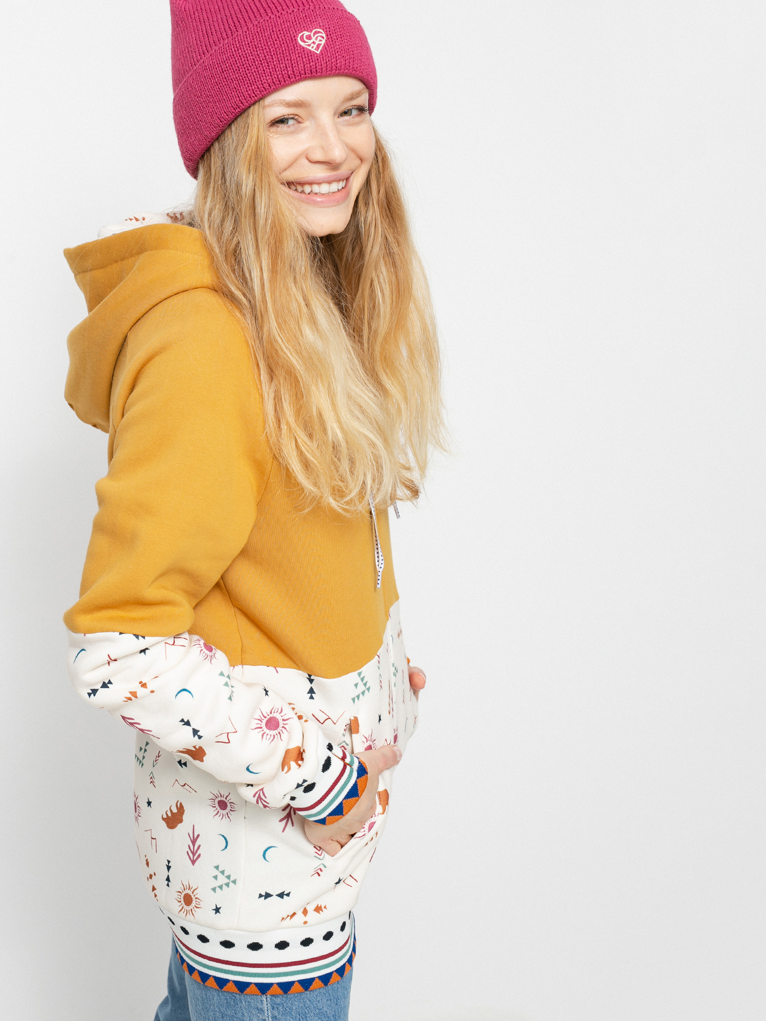 Bluza z kapturem Femi Stories Mago ZHD Wmn (vgb)