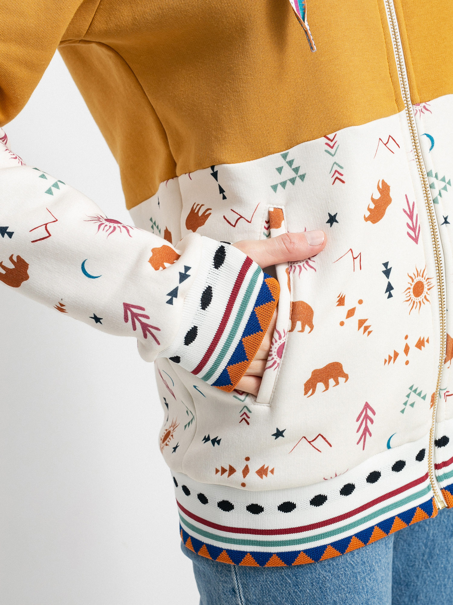 Bluza z kapturem Femi Stories Mago ZHD Wmn (vgb)