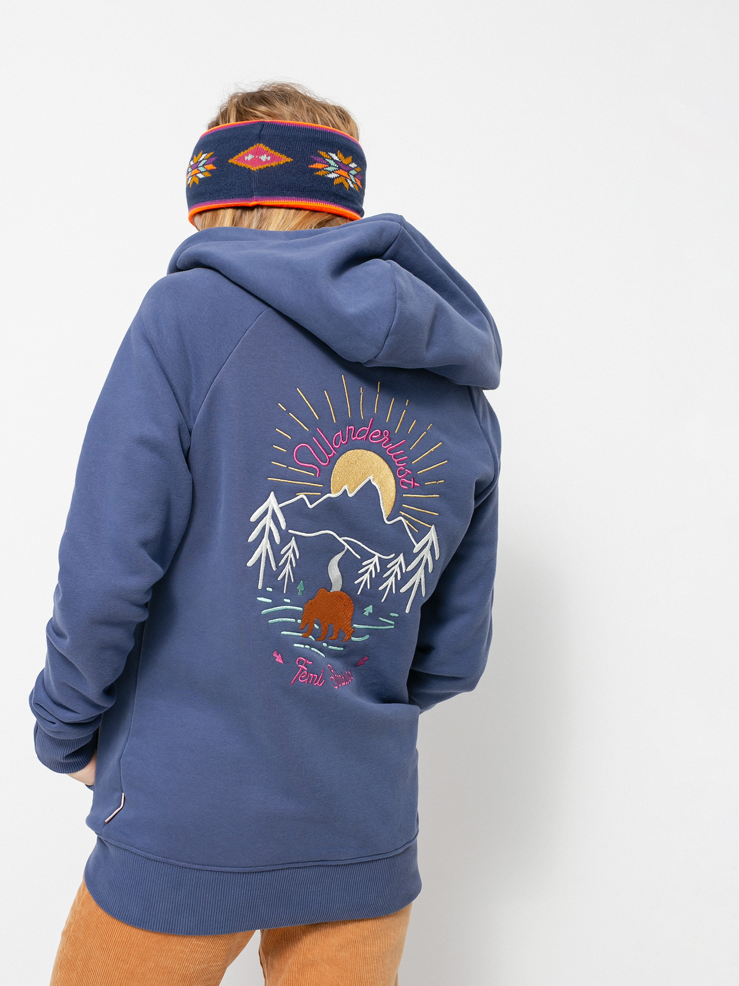 Bluza z kapturem Femi Stories Ini ZHD Wmn (nvy)