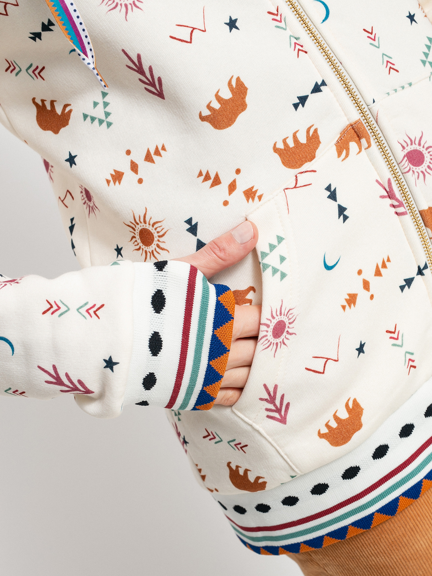 Bluza z kapturem Femi Stories Sidi ZHD Wmn (vgb)