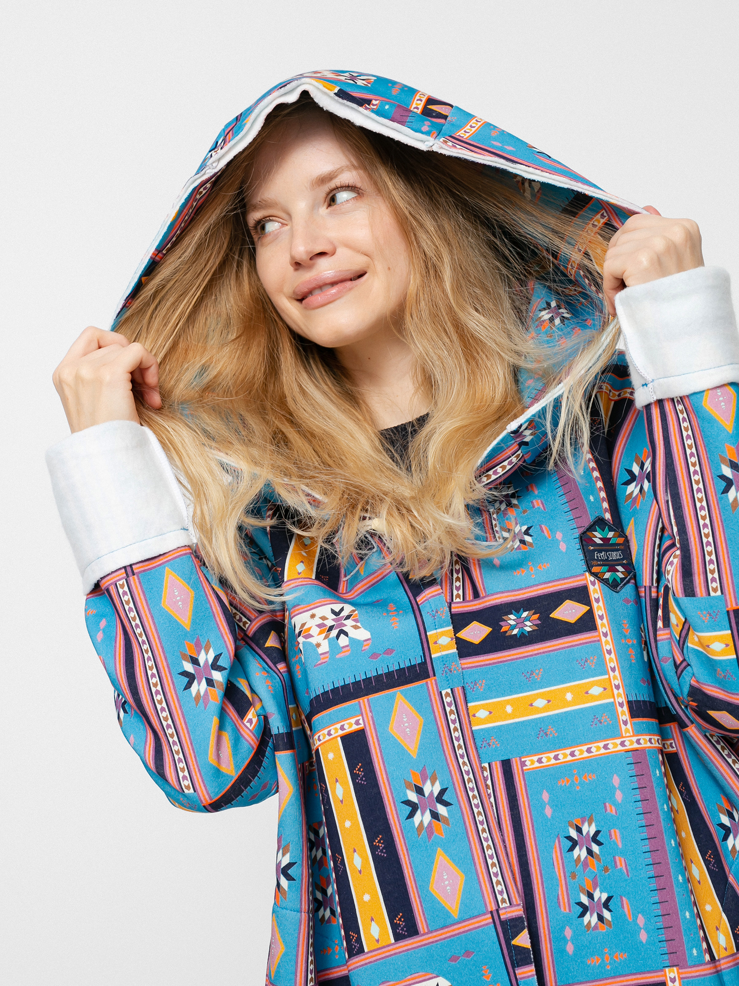 Bluza z kapturem Femi Stories Oshi ZHD Wmn (wds)